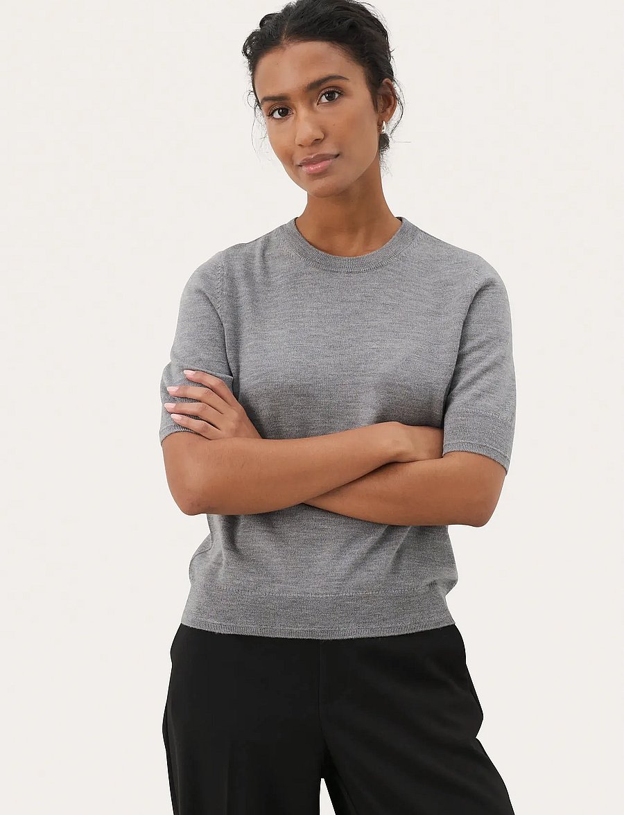 Part Two - NatanyaPW PU - kampsunid - medium grey melange - 0
