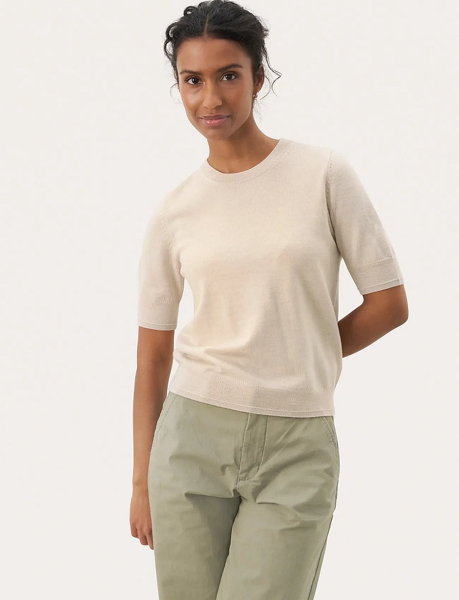 Part Two - NatanyaPW Pullover - striktrøjer - natural melange - 0