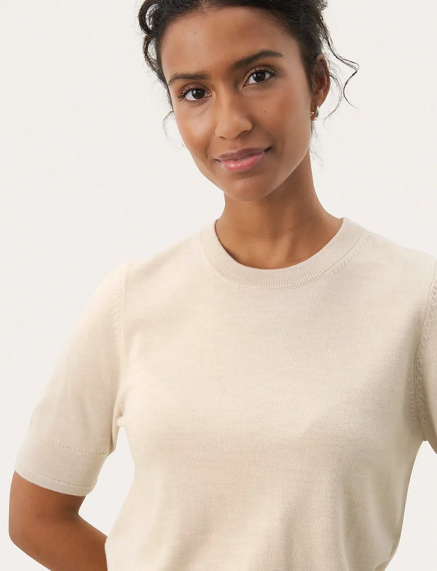 Part Two - NatanyaPW Pullover - striktrøjer - natural melange - 5