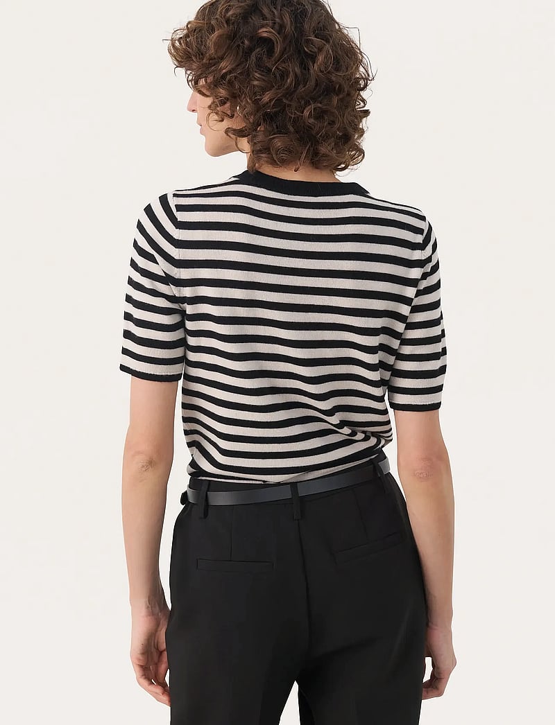 Part Two - NatanyaPW PU - striktrøjer - natural stripe - 4