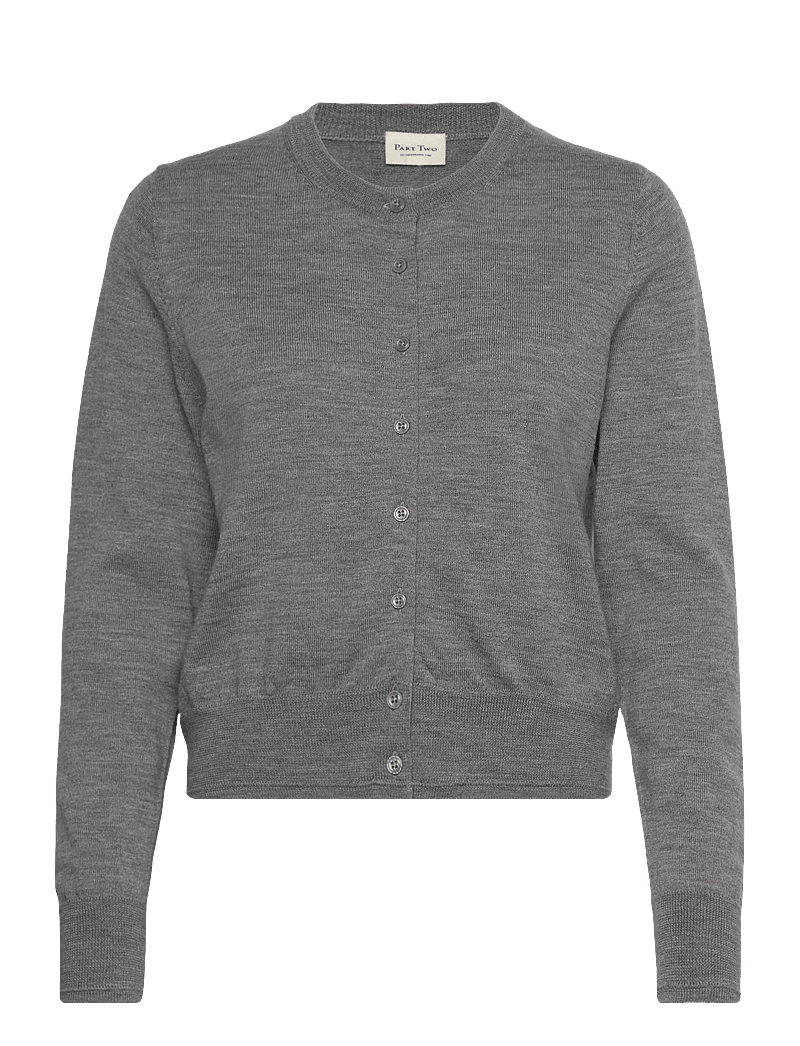 Part Two - NoelaniPW CA - cardigans - medium grey melange - 1