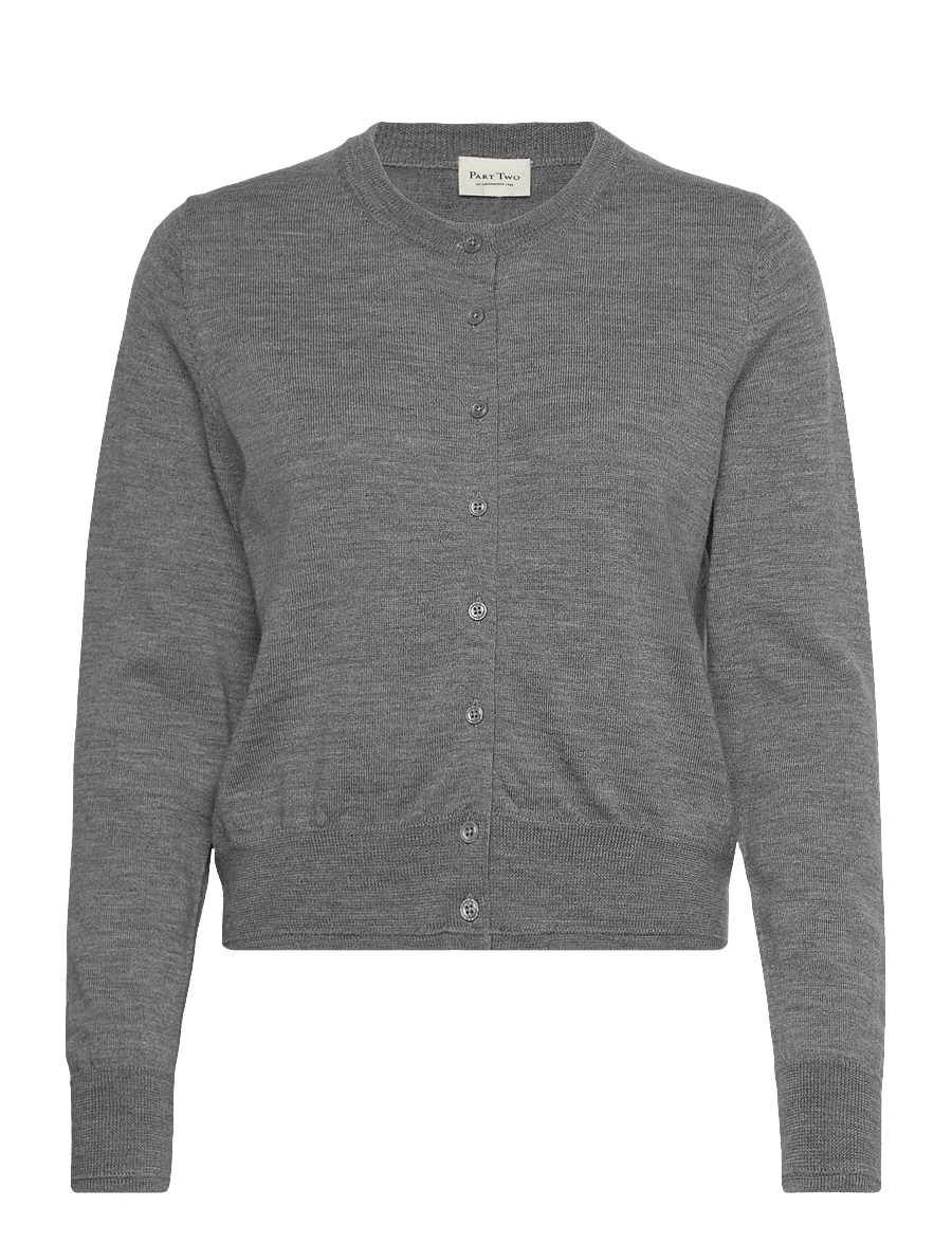Part Two - NoelaniPW CA - cardigans - medium grey melange - 1