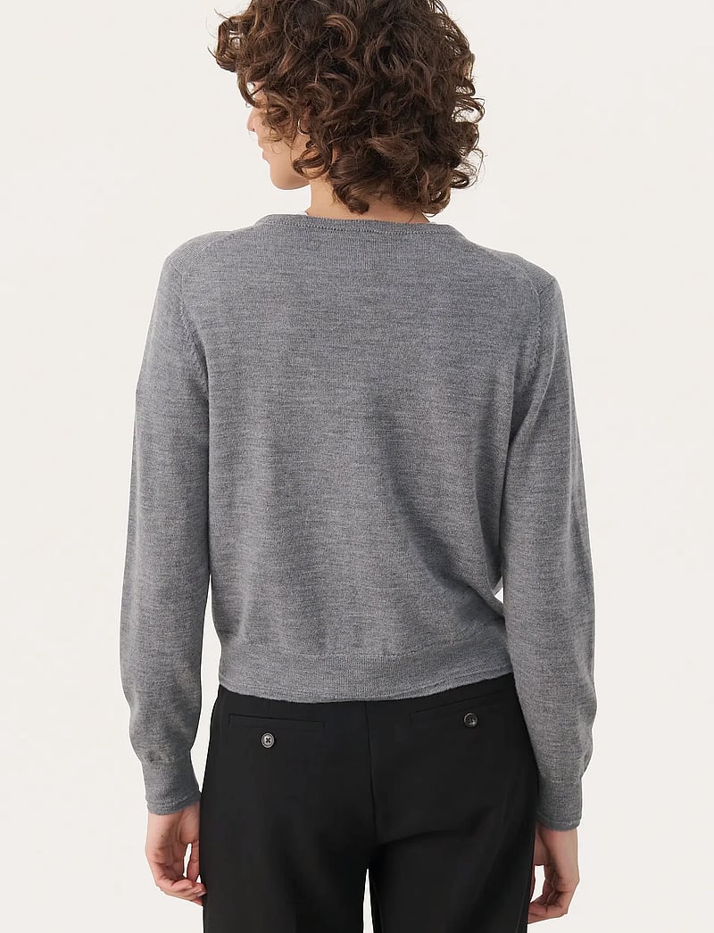 Part Two - NoelaniPW CA - cardigans - medium grey melange - 4