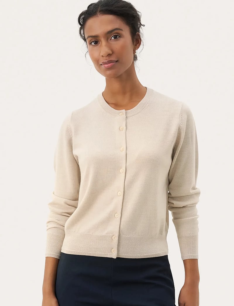 Part Two - NoelaniPW Cardigan - kardiganid - natural melange - 0