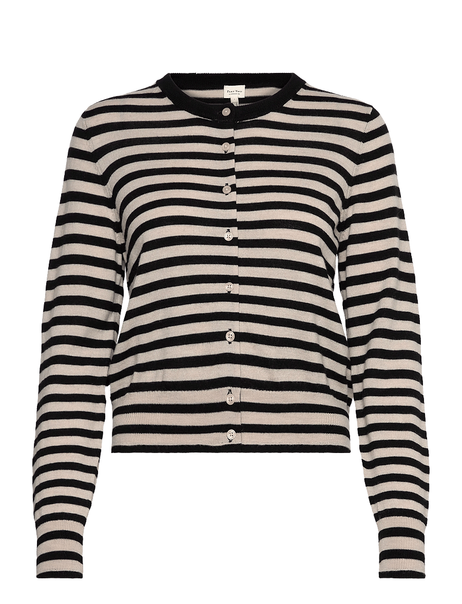 Part Two - NoelaniPW CA - cardigans - natural stripe - 1