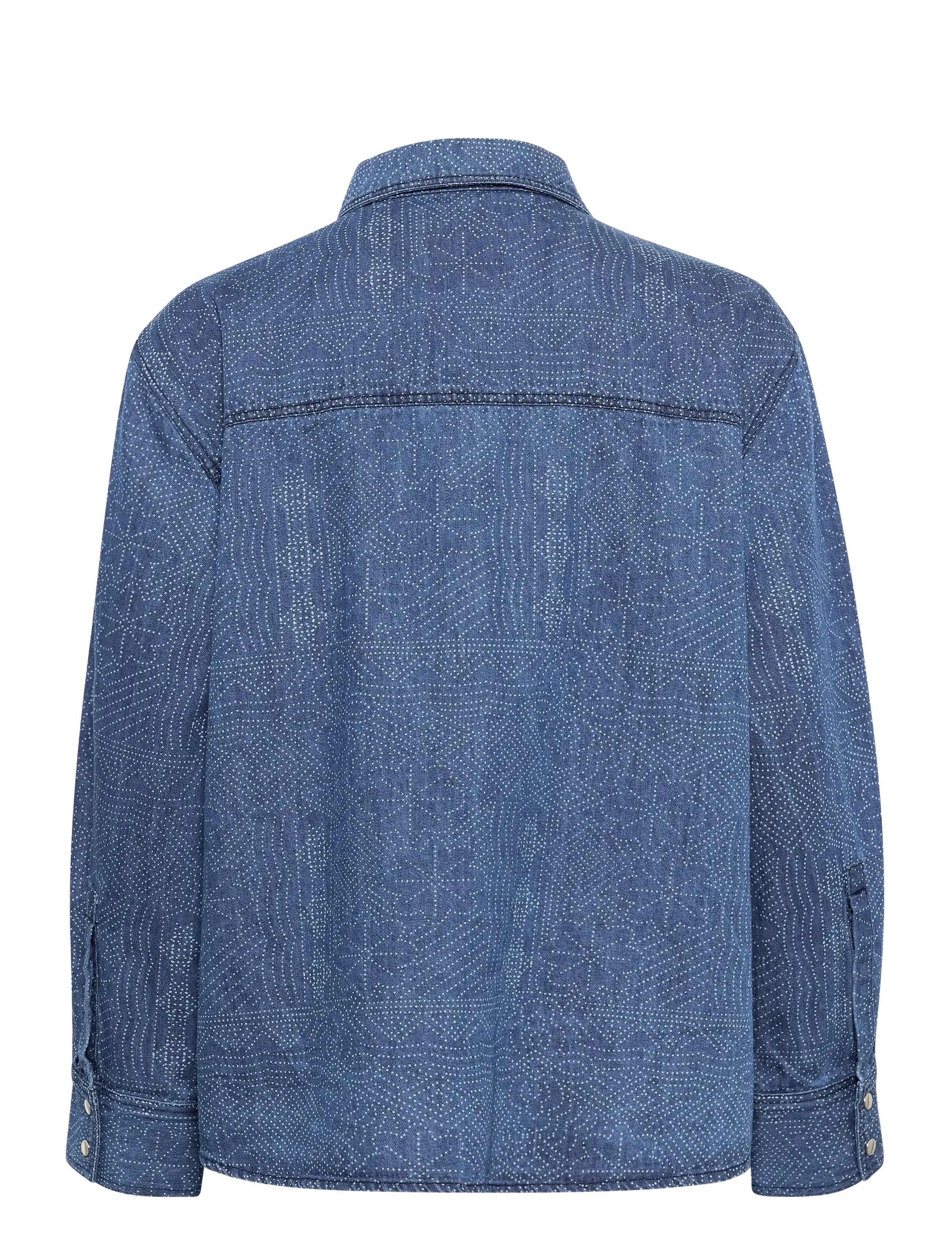 Part Two - TeresaPW SH - denimskjorter - denim dot print - 2