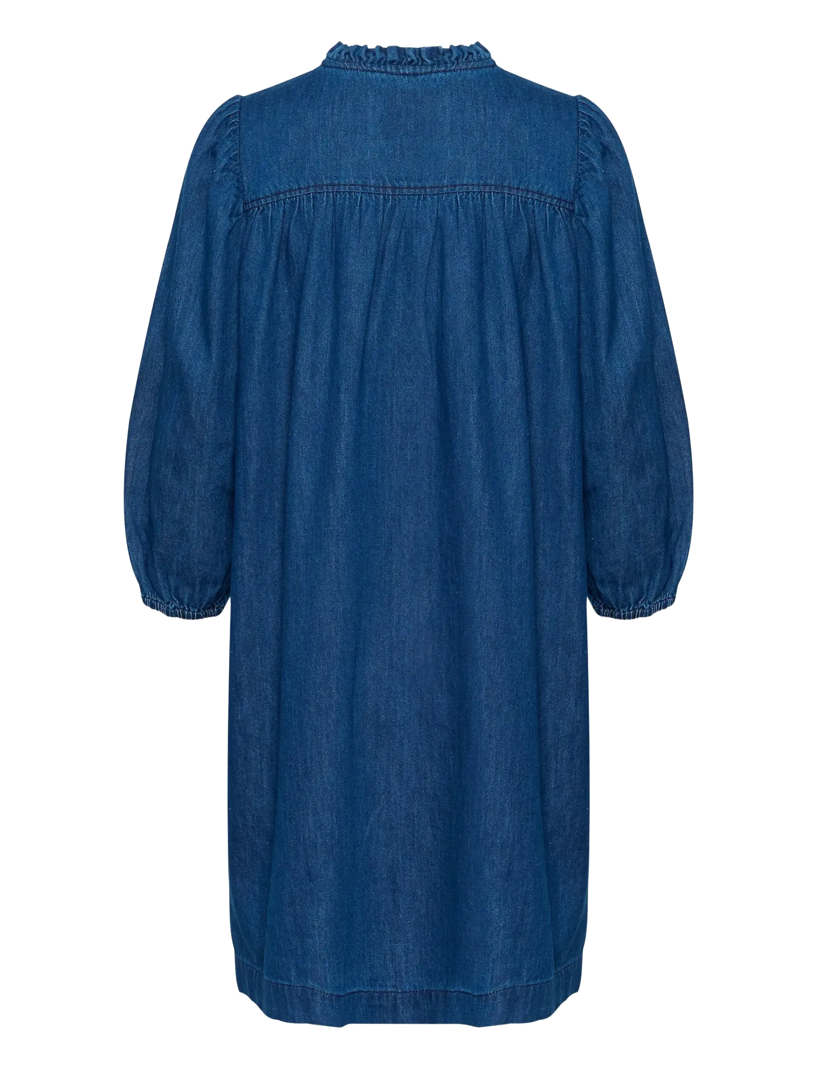 Part Two - TashaPW DR - midimekot - medium blue denim embroidery - 2