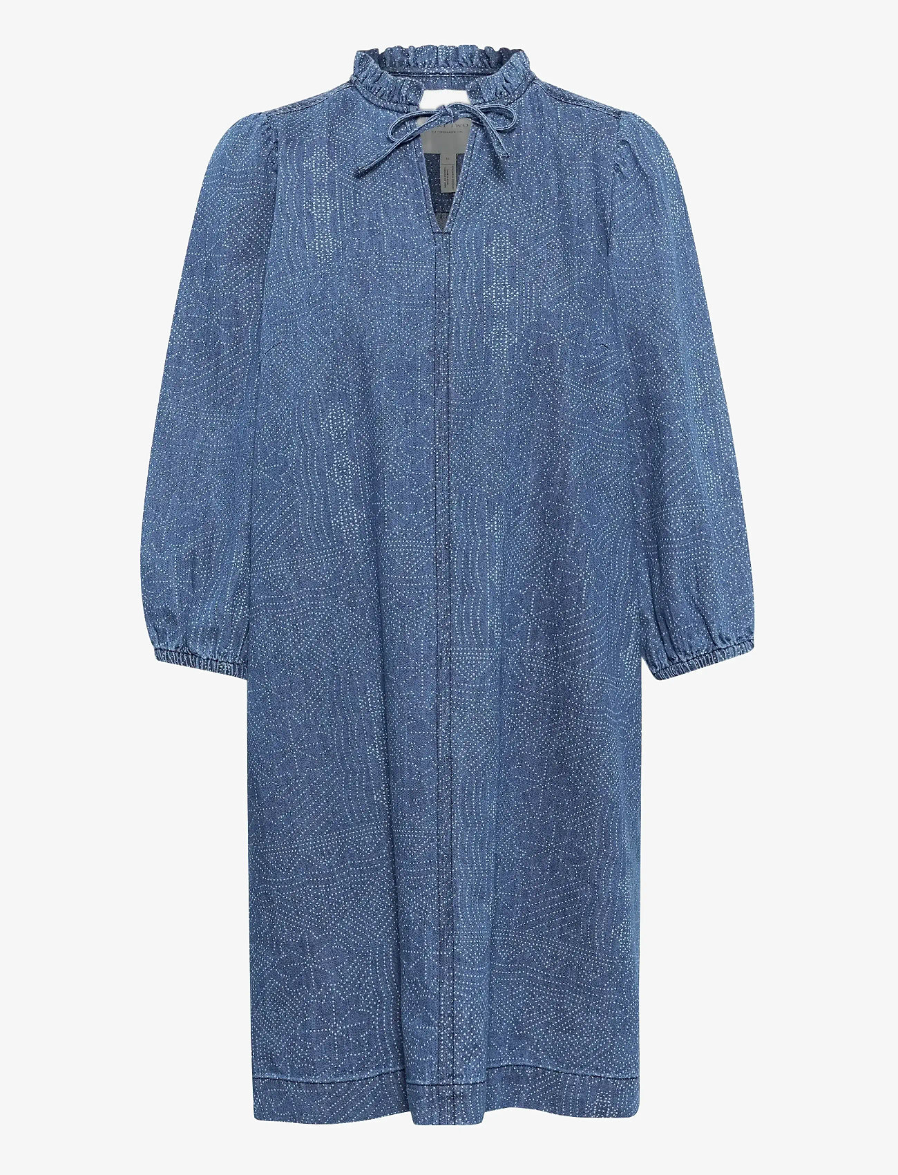 Part Two - TashaPW DR - cowboykjoler - denim dot print - 0