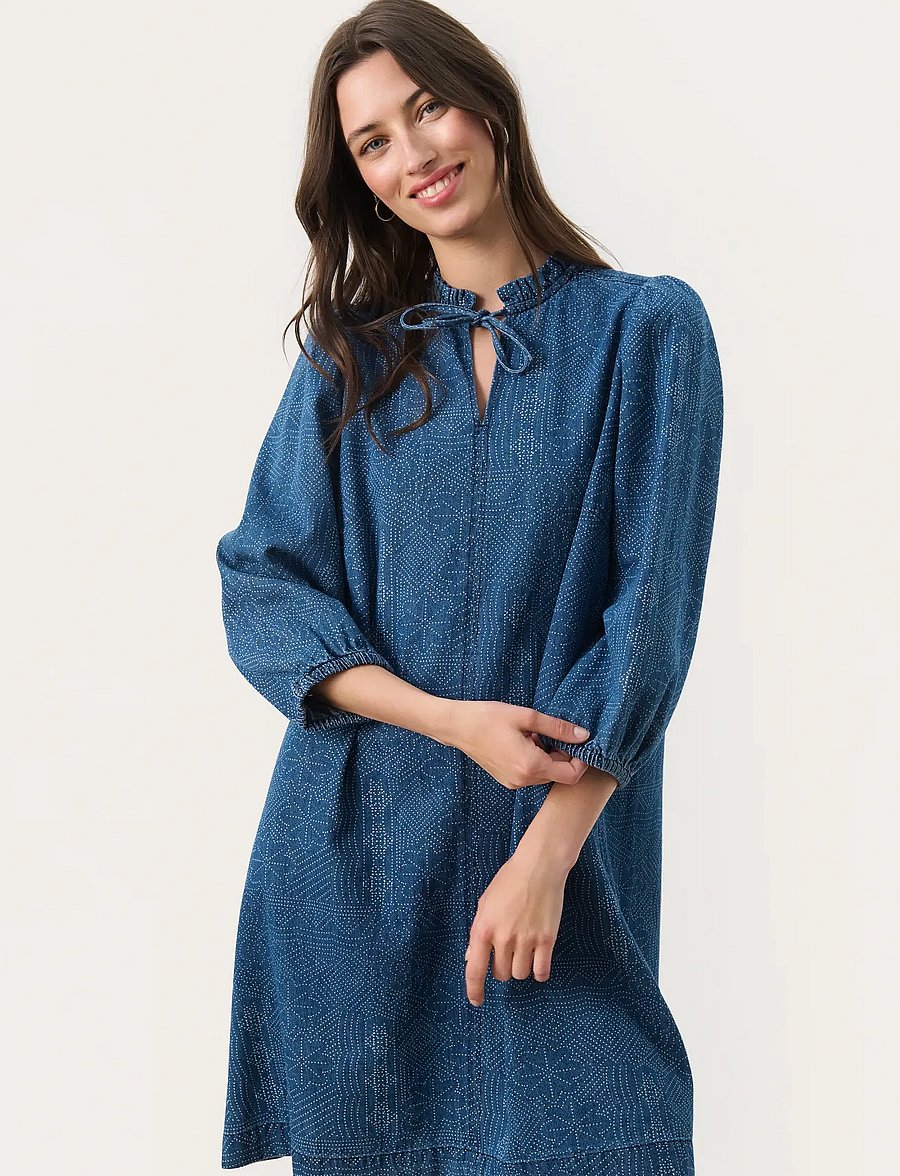 Part Two - TashaPW DR - farkkumekot - denim dot print - 0