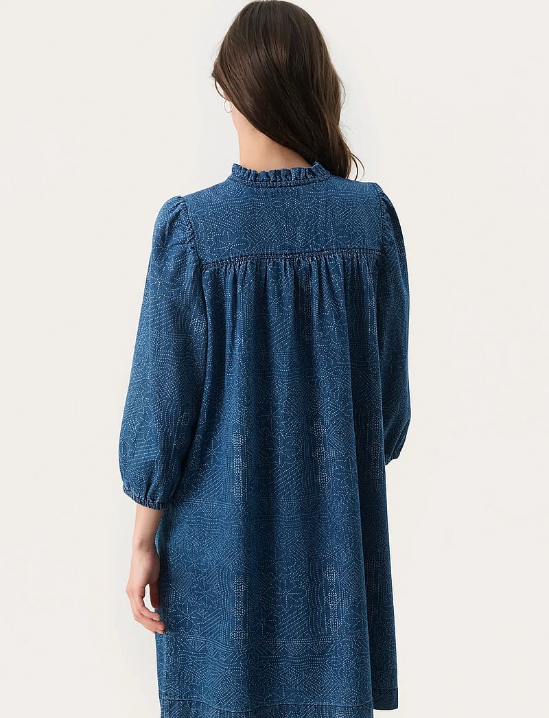 Part Two - TashaPW DR - denimkjoler - denim dot print - 4