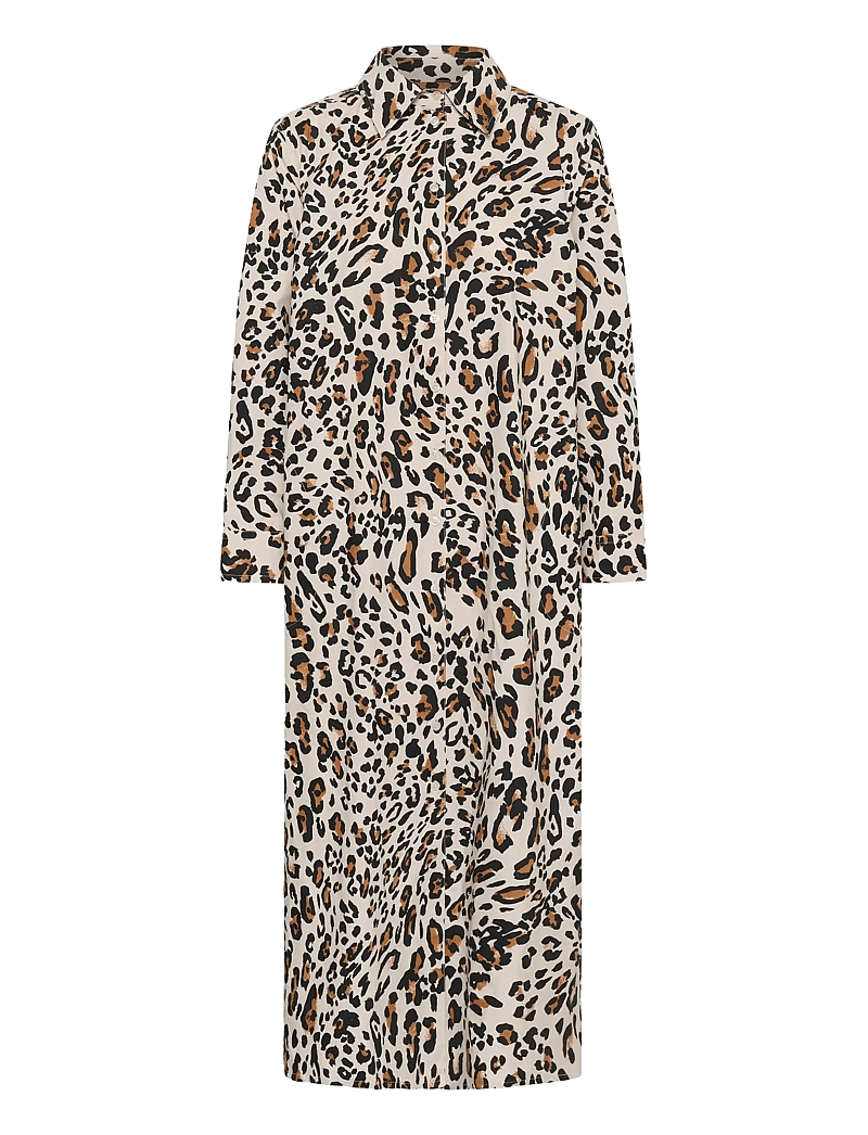 Part Two - TinellaPW DR - hemdkleider - nature leopard print - 1