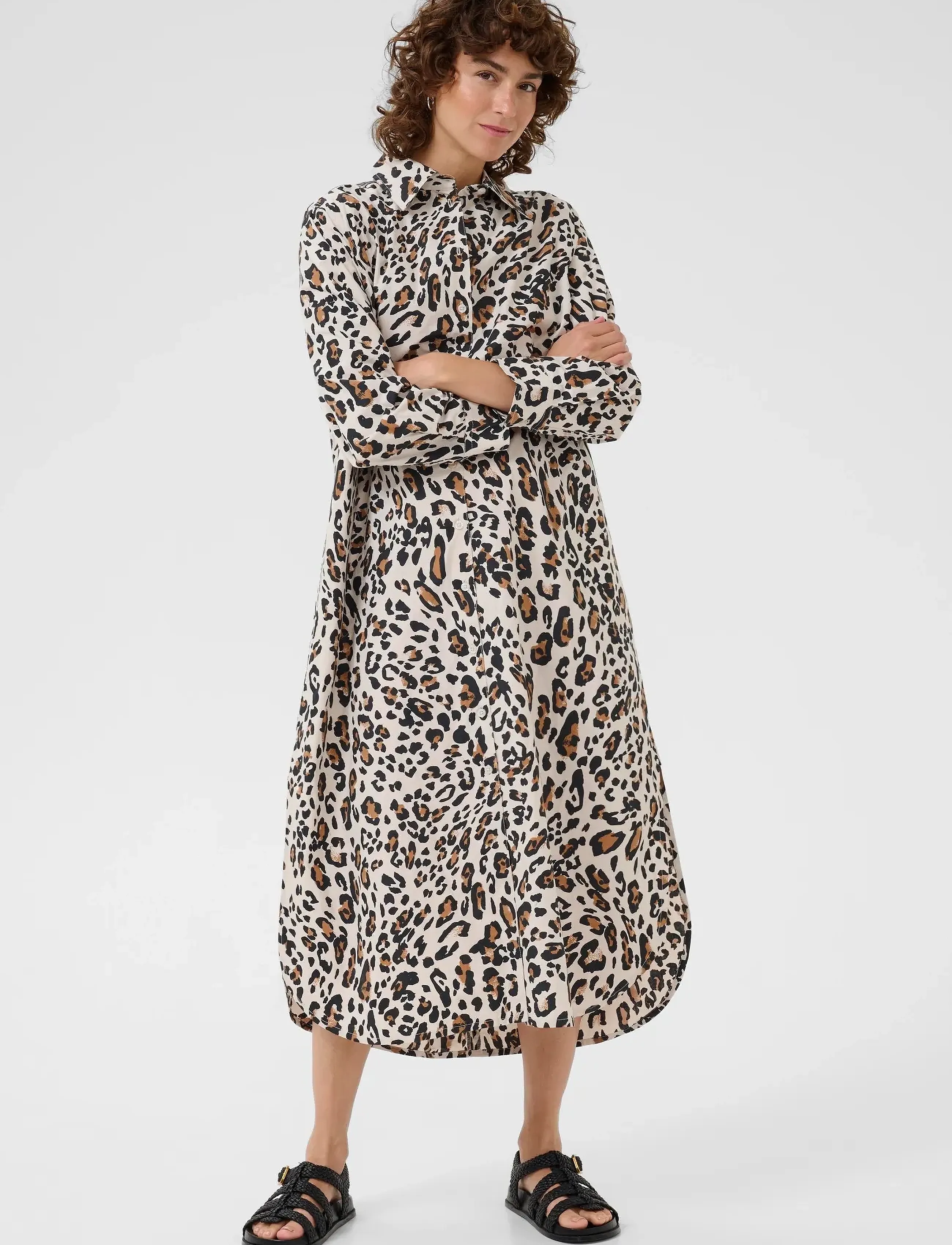 Part Two - TinellaPW DR - maxikjoler - nature leopard print - 3