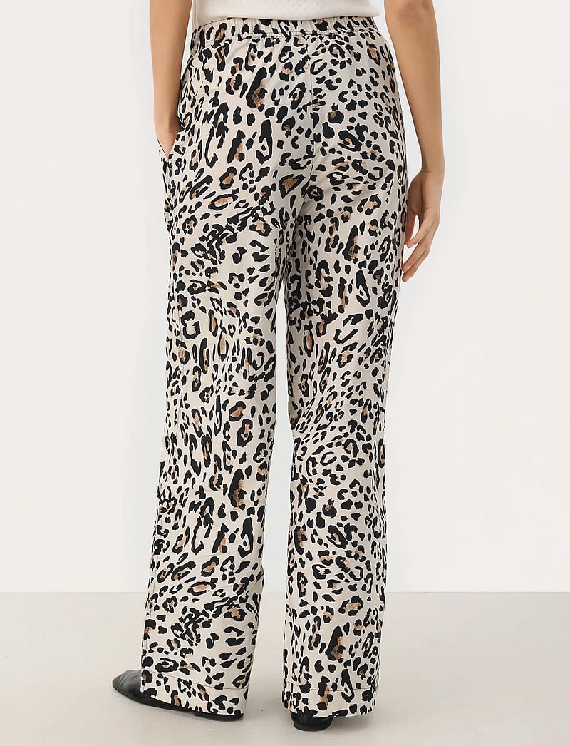 Part Two - TinkePW PA - straight leg trousers - nature leopard print - 4