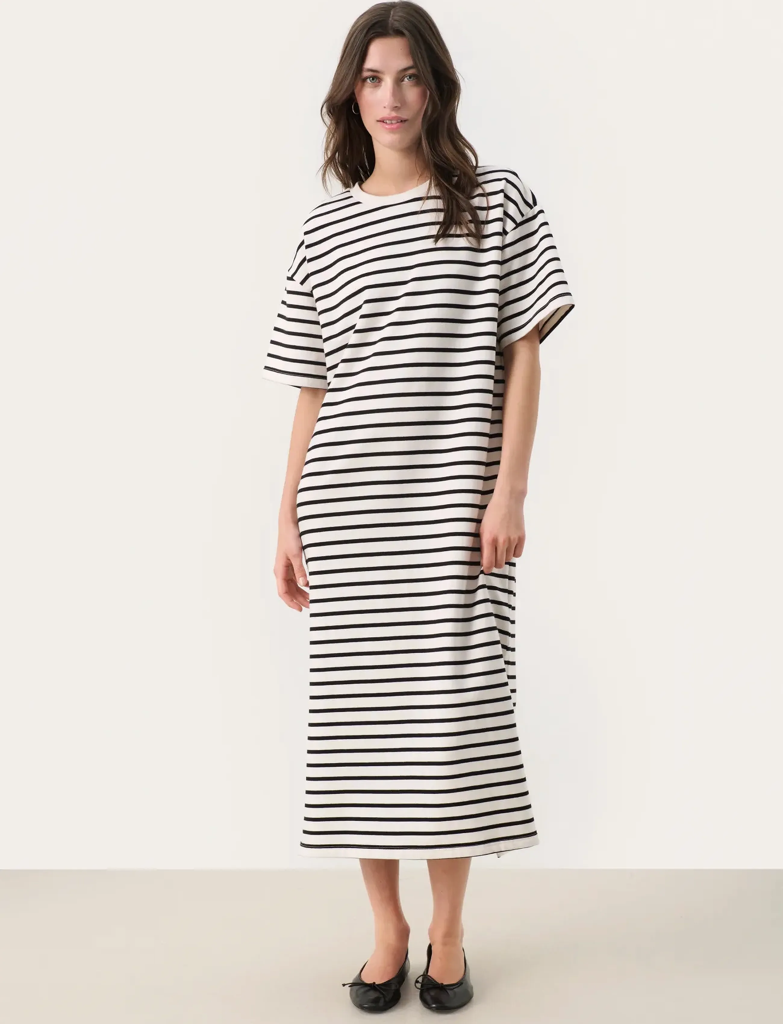 Part Two - TiraPW DR - t-shirt dresses - black stripe - 3