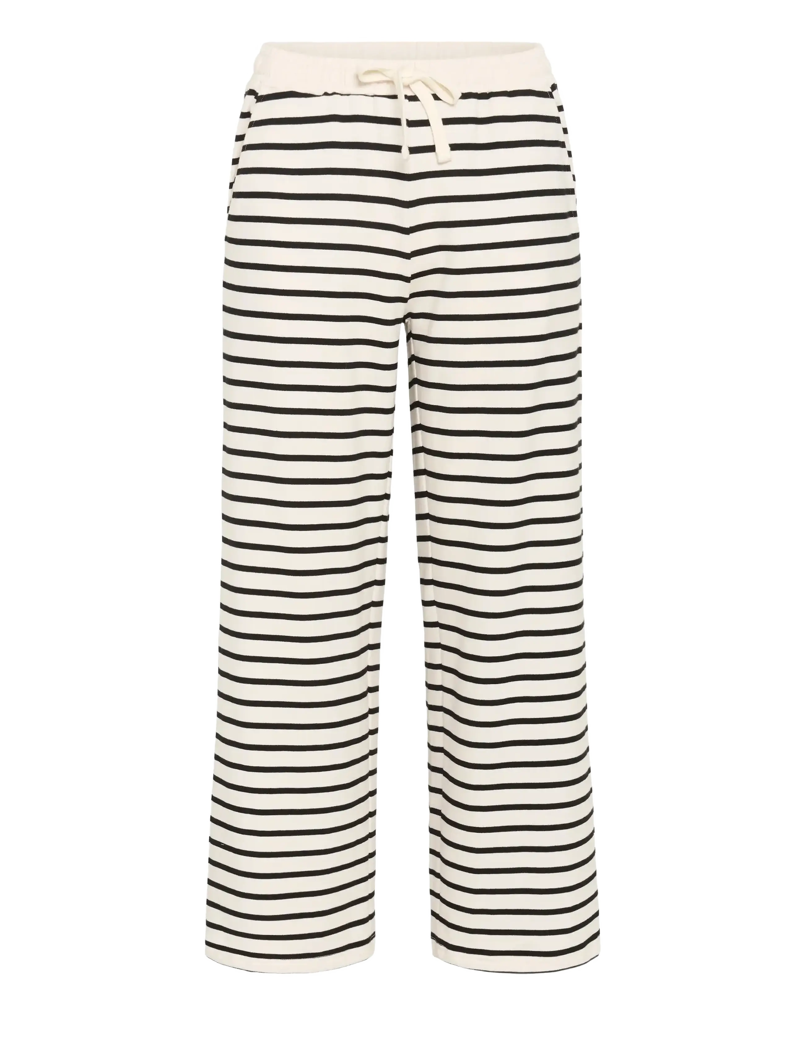 Part Two TyraPW PA - Trousers - BLACK STRIPE / black