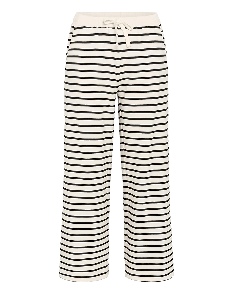 Part Two - TyraPW PA - raka byxor - black stripe - 1