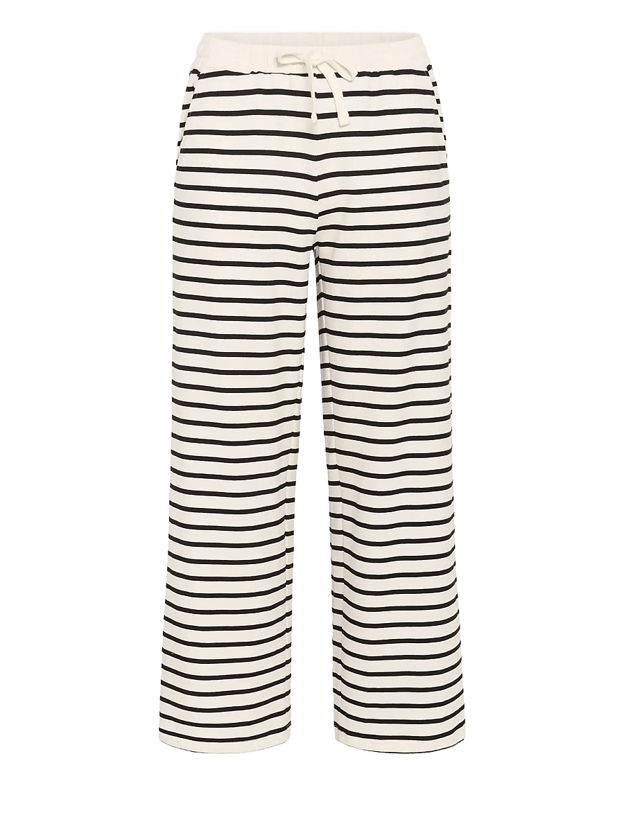 Part Two - TyraPW PA - suorat housut - black stripe - 1
