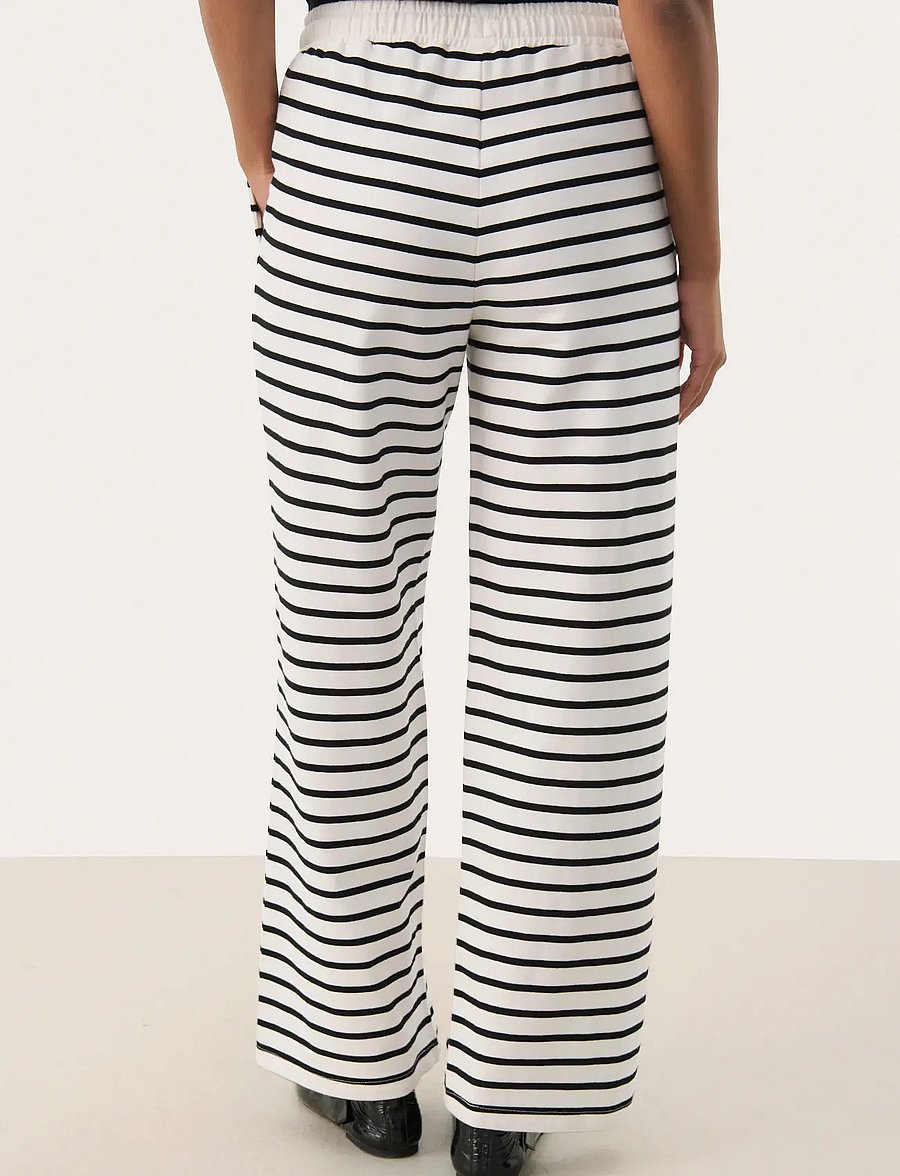 Part Two - TyraPW PA - suorat housut - black stripe - 5