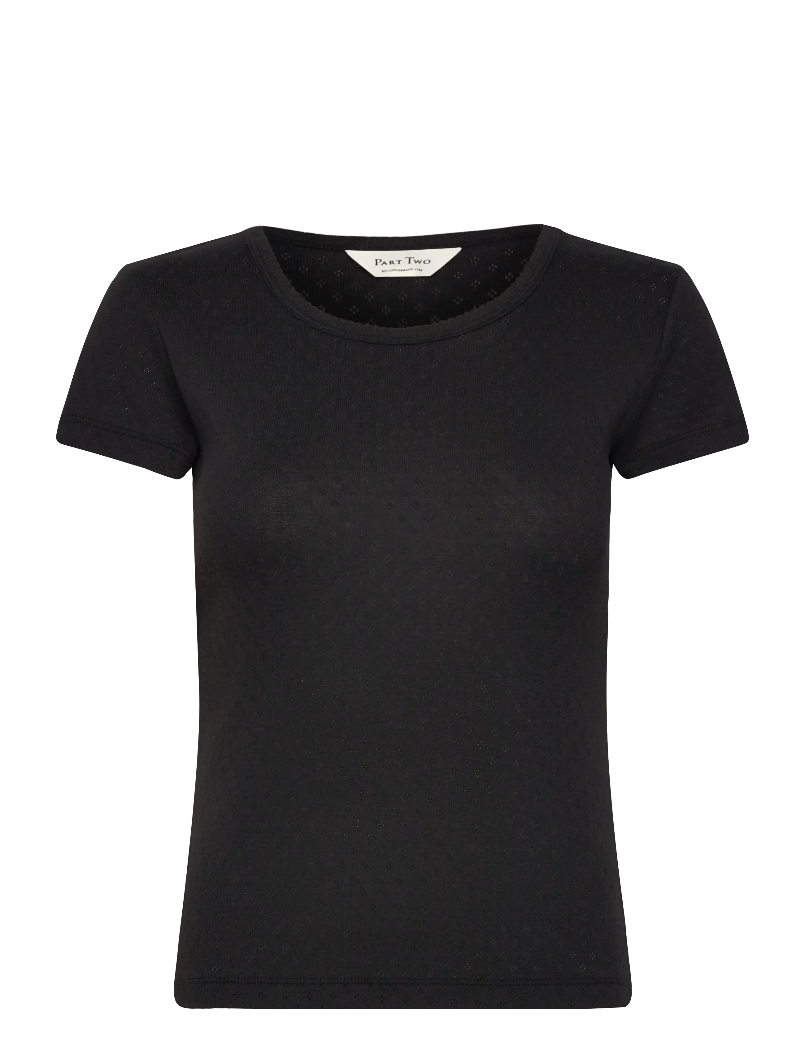 Part Two TullePW TS - T-shirts & tops - BLACK / black