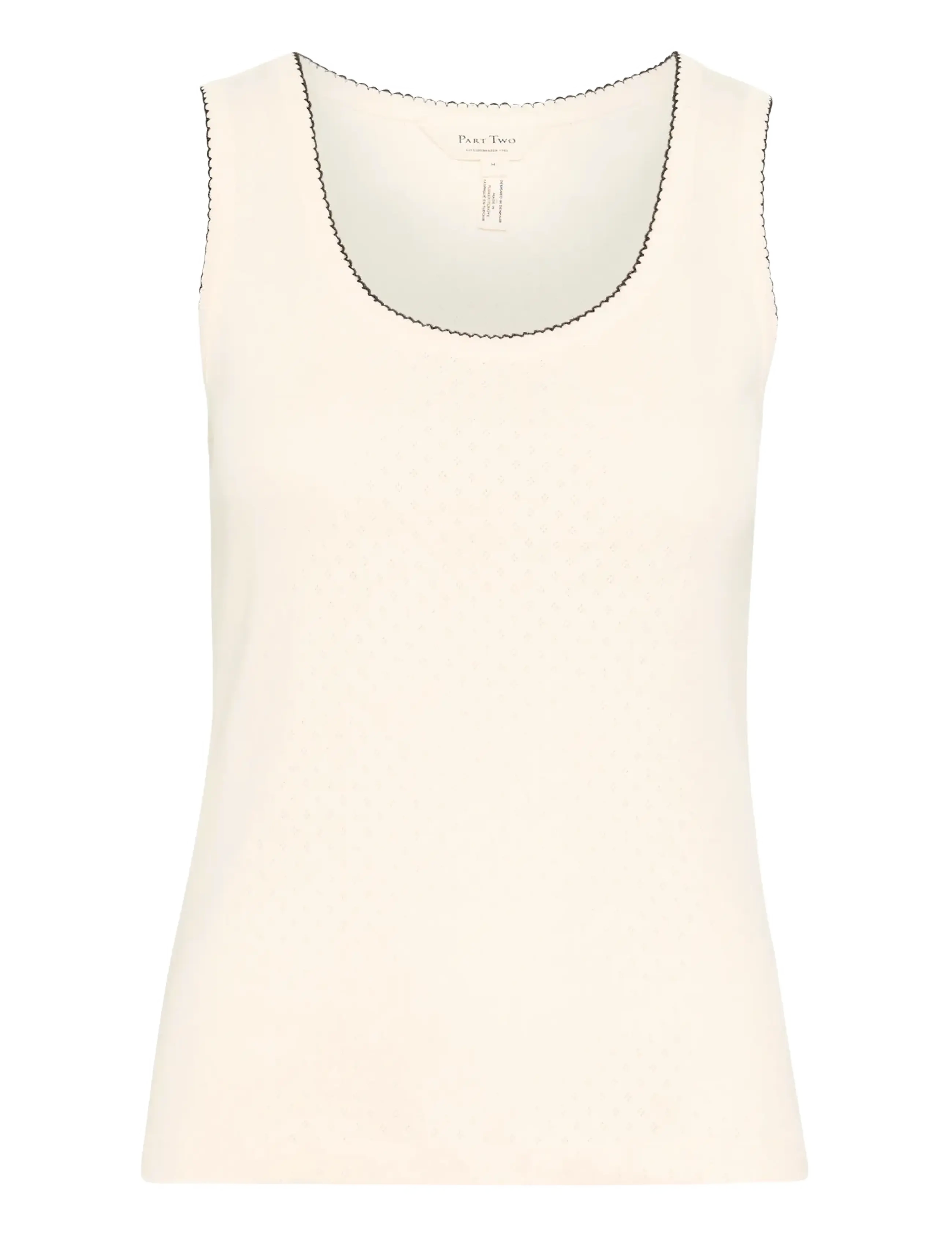 Part Two JuliannesPW TO - T-shirts & tops - EGGNOG / cream