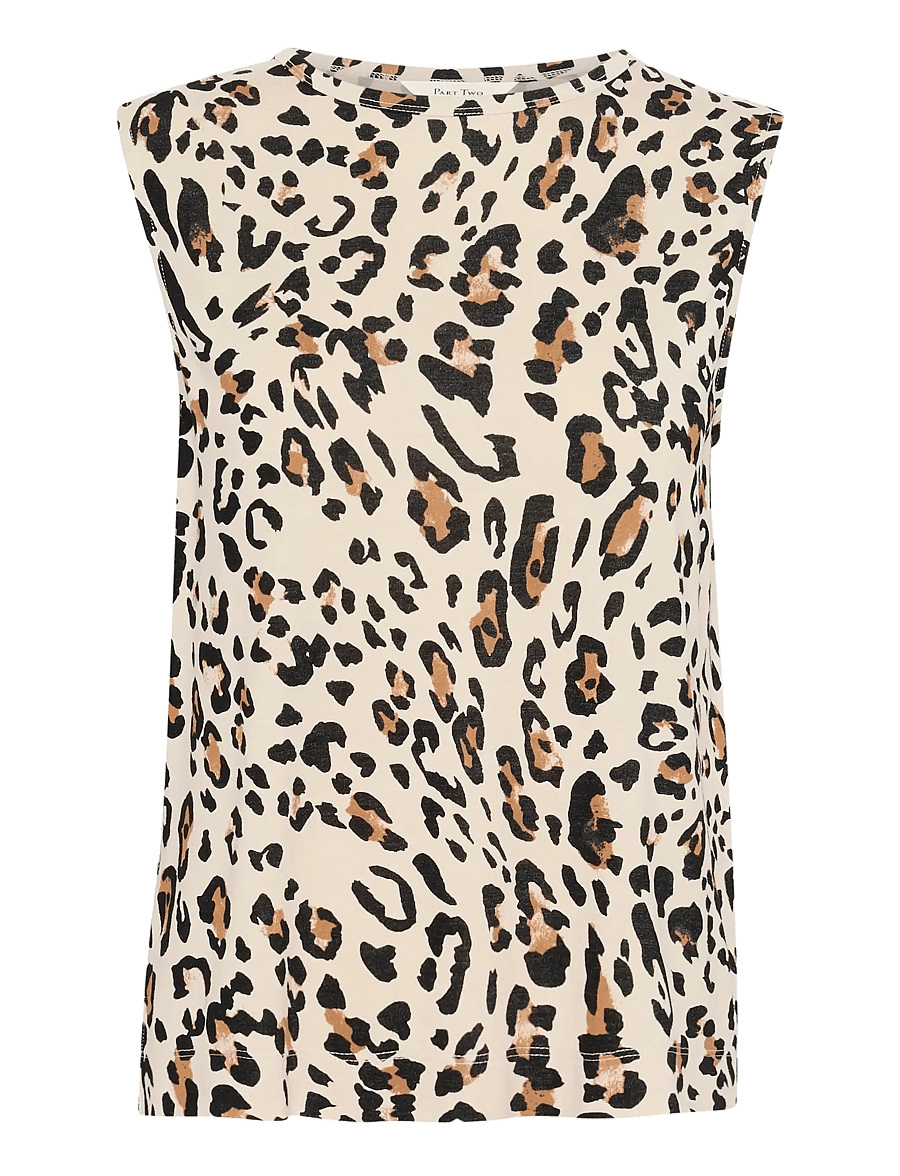 Part Two - TessiePW TO - Ärmellose tops - leopard print - 1