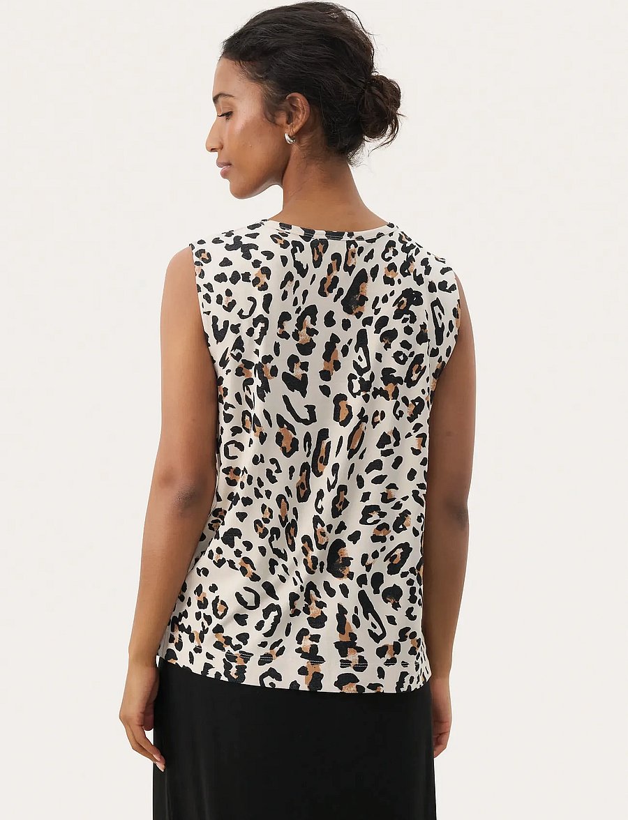 Part Two - TessiePW TO - Ärmellose tops - leopard print - 4