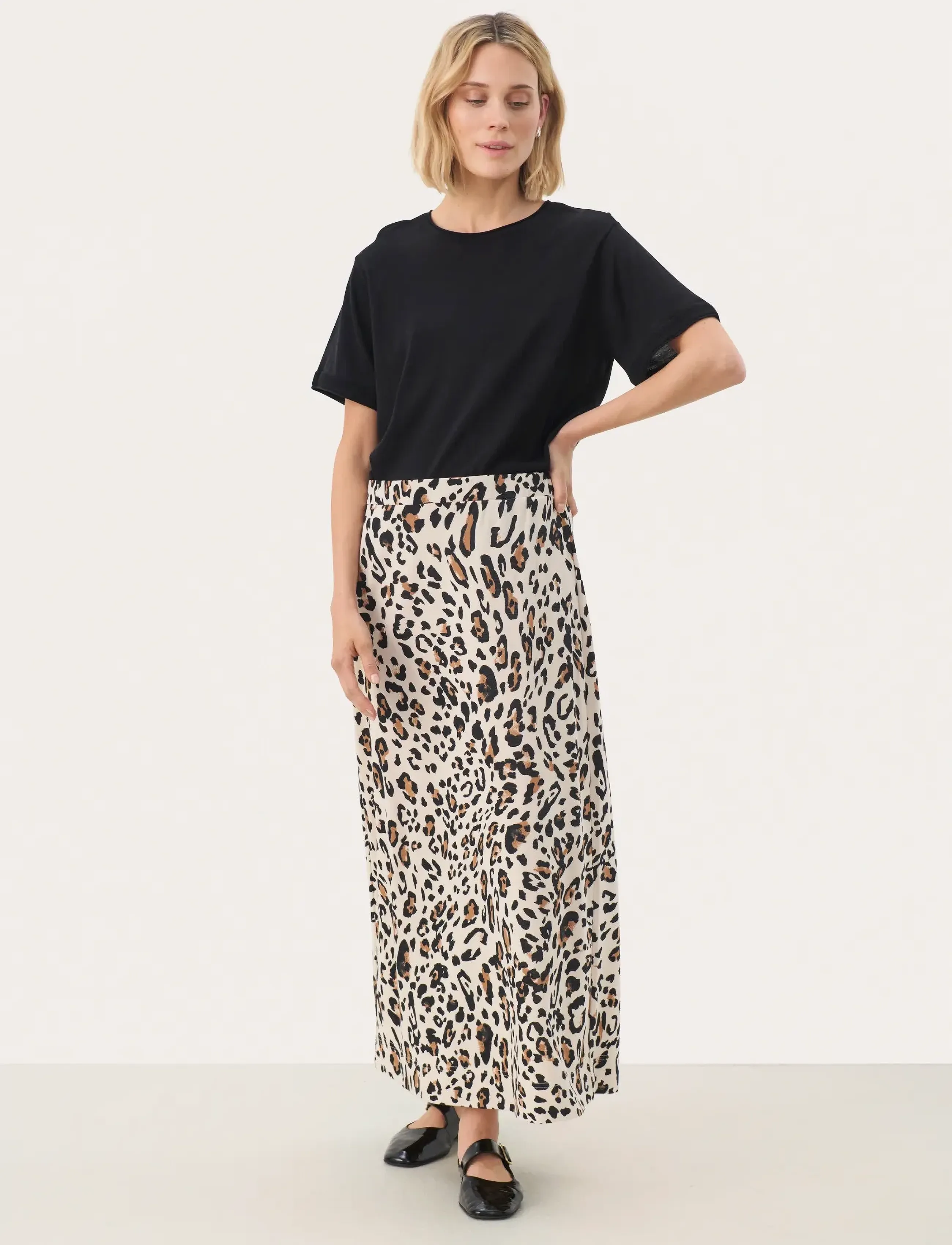 Part Two - TrudiPW SK - maxi nederdele - leopard print - 3