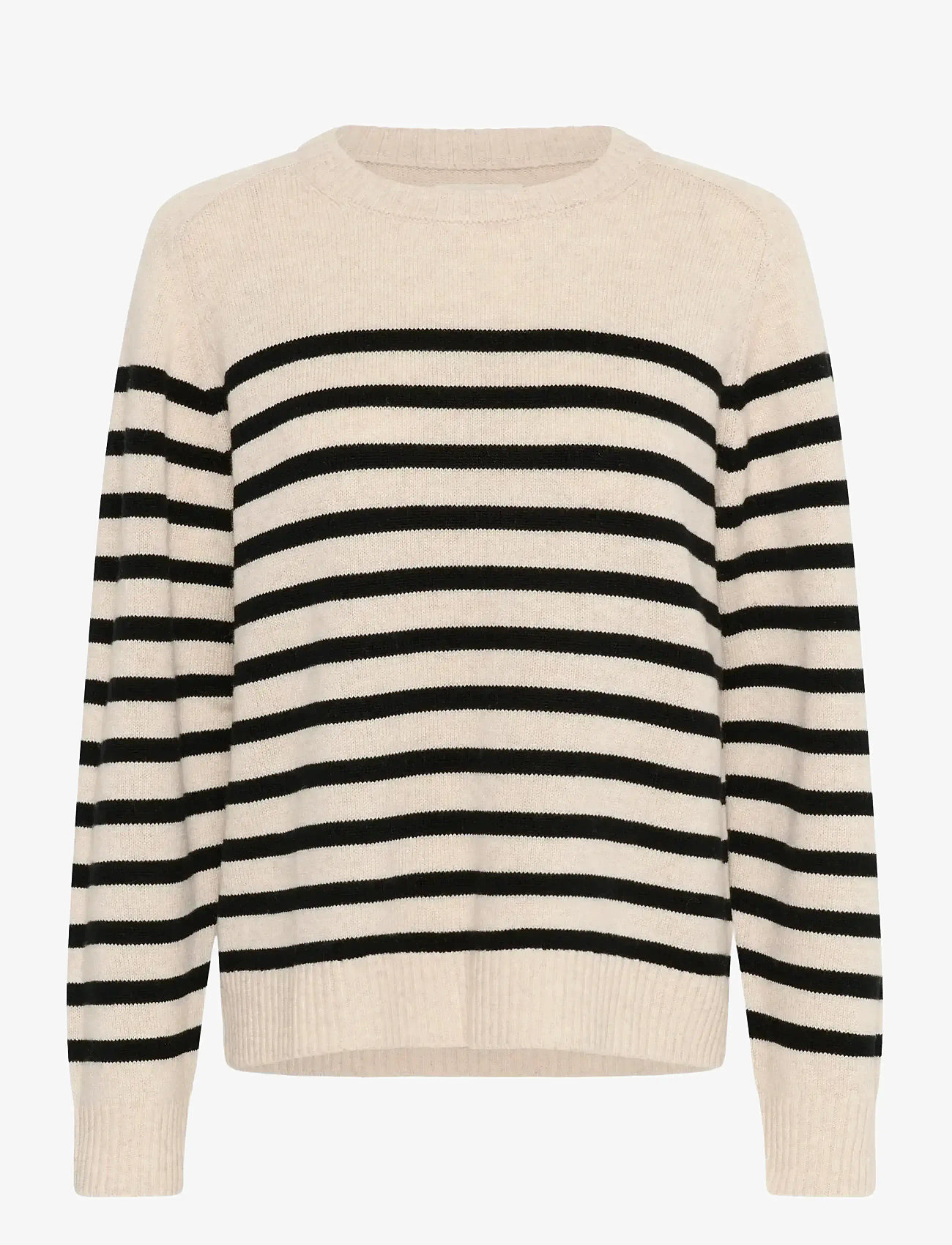 Part Two - NiakaPW PU - herbstliche kleidung - black stripe - 0