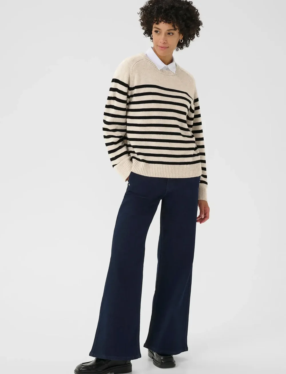 Part Two - NiakaPW PU - striktrøjer - black stripe - 0