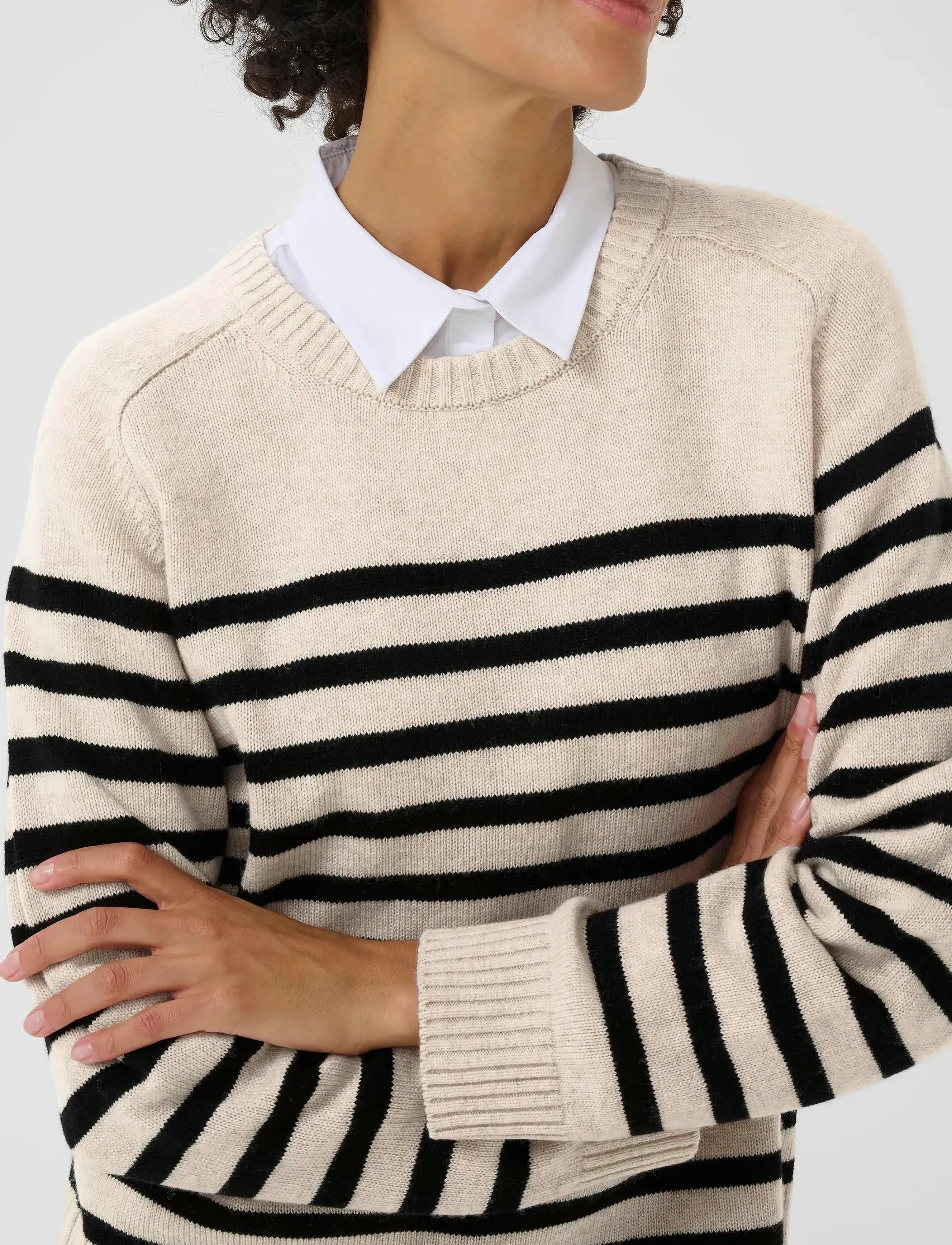 Part Two - NiakaPW PU - pullover - black stripe - 5