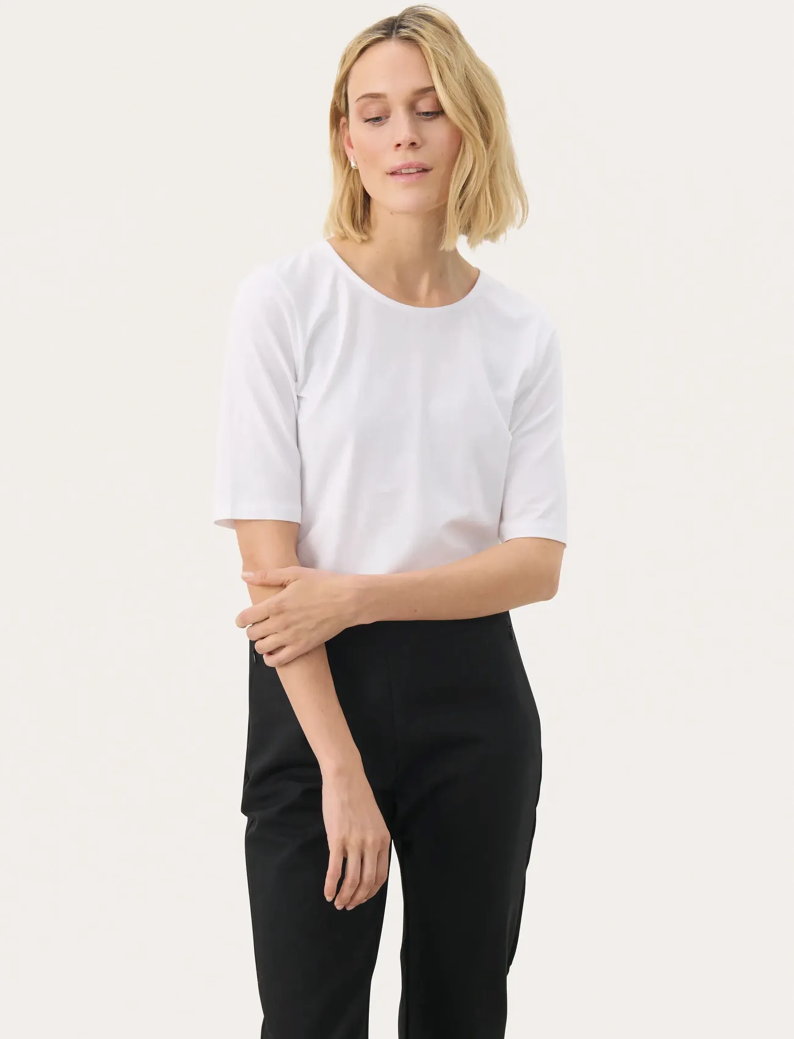 Part Two NemiPW TS - T-Shirts & Tops - BRIGHT WHITE / white