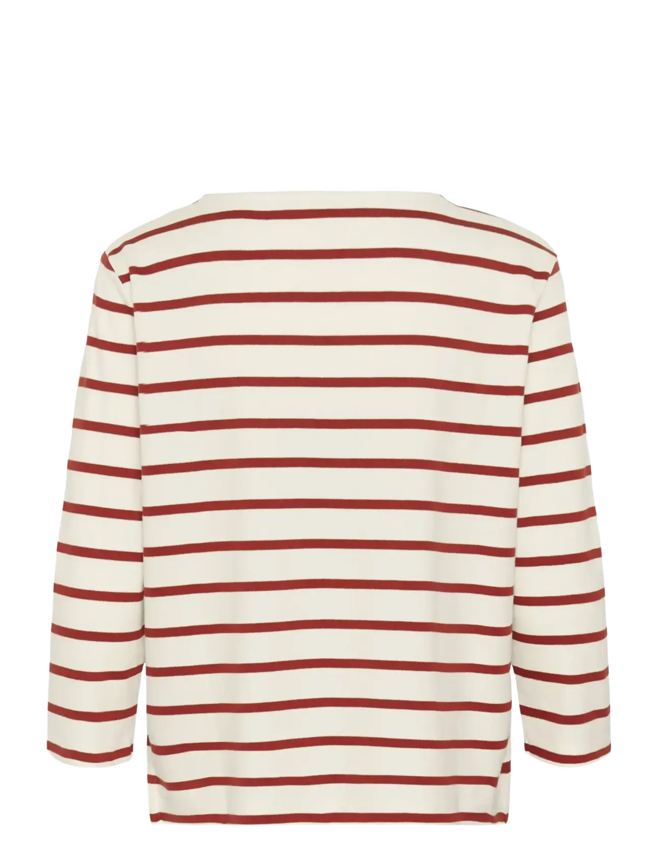 Part Two - NelaPW Tshirt - pikkade varrukatega alussärgid - eggnog/roasted russet stripe - 2