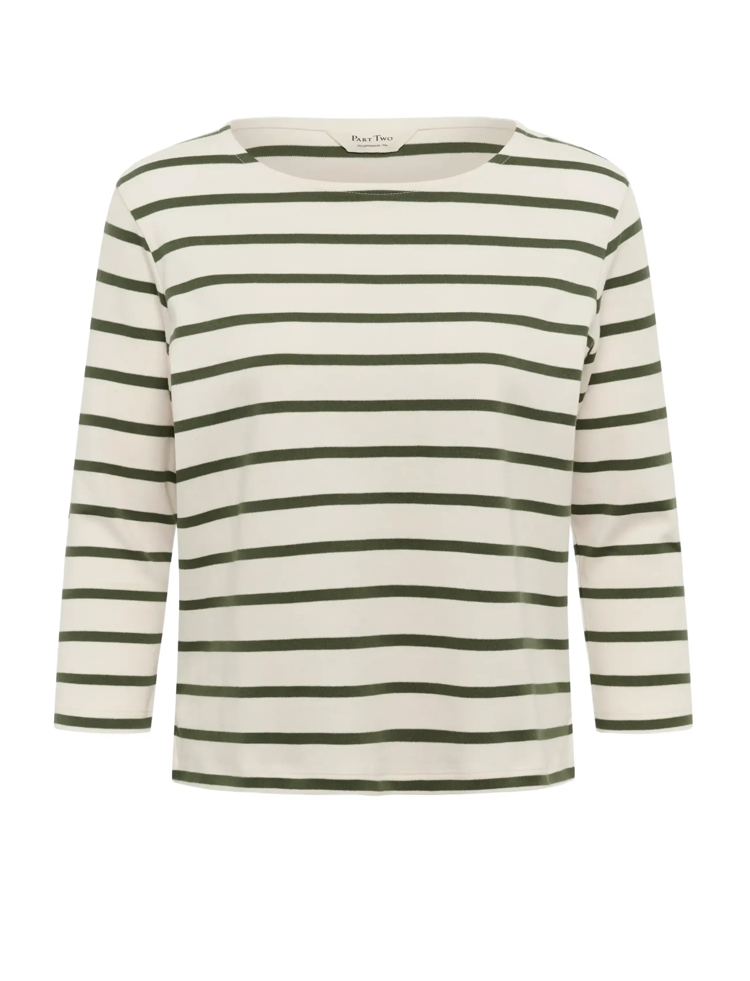 Part Two NelaPW TS - T-Shirts & Tops - BEETLE STRIPE / cream