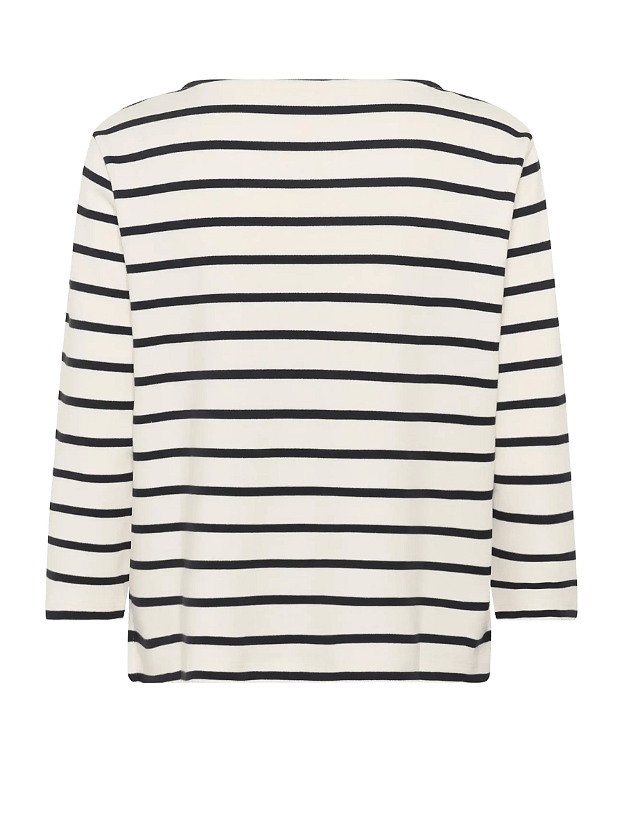 Part Two - NelaPW TS - pikkade varrukatega topid - dark navy stripe - 2