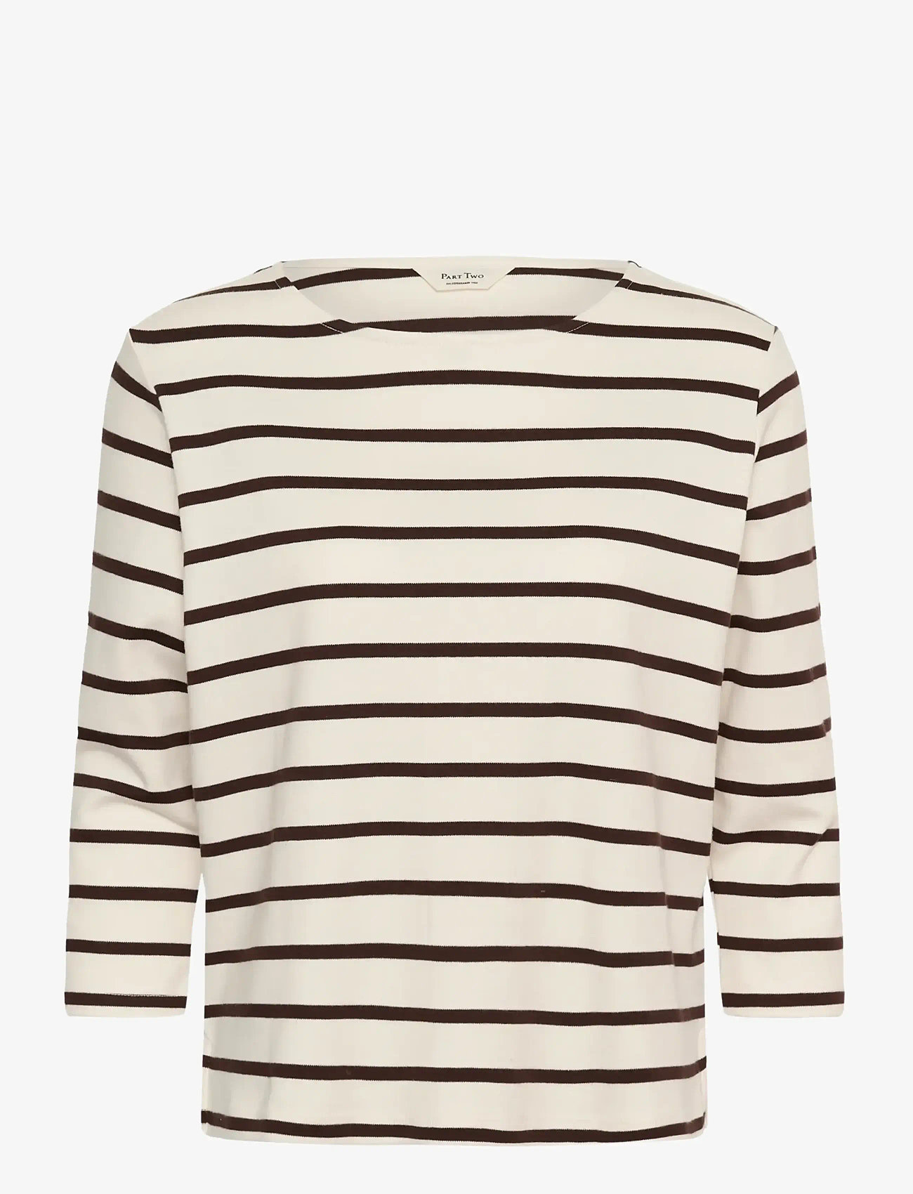 Part Two - NelaPW Tshirt - langærmede toppe - mole stripe - 1