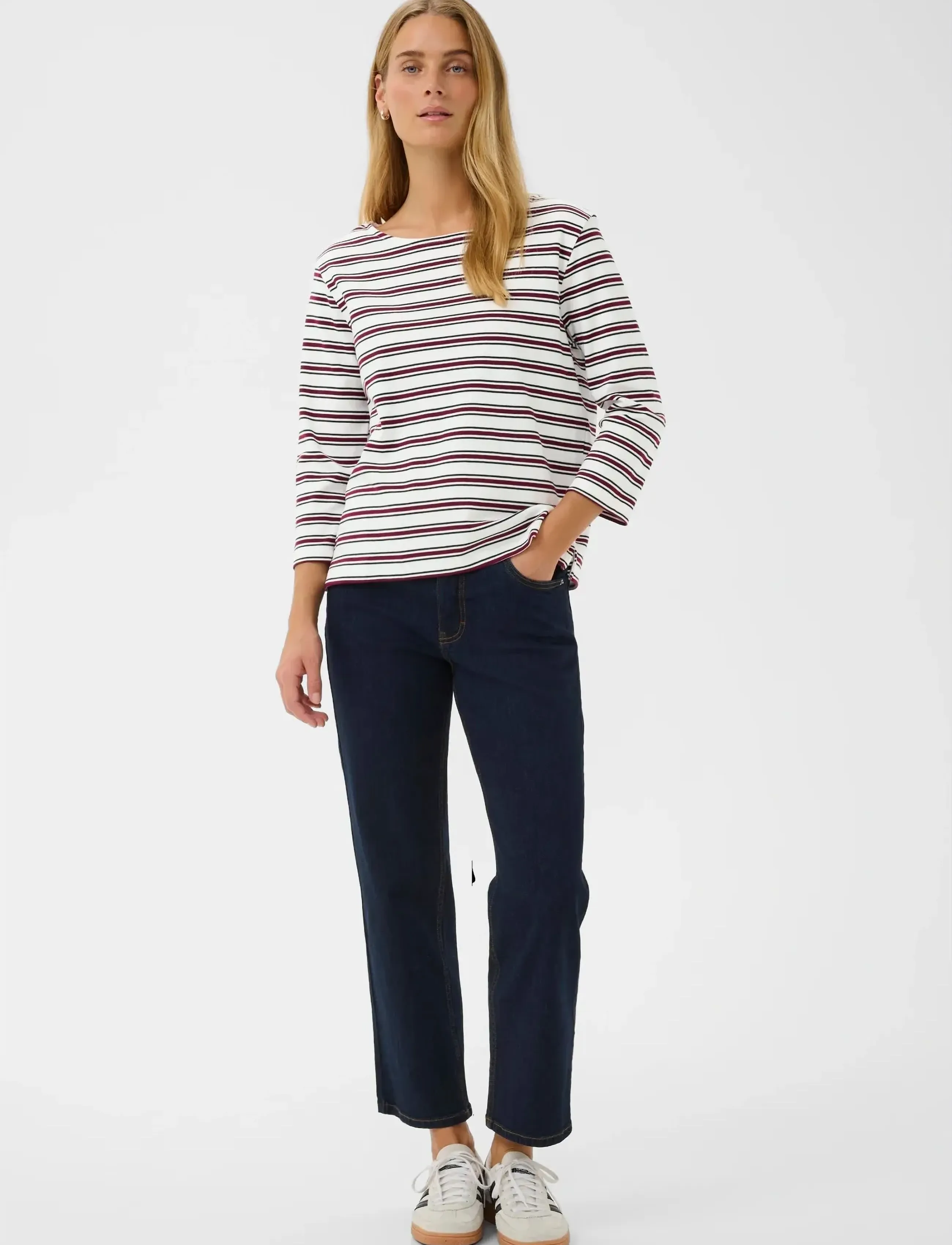 Part Two - NelaPW Tshirt - long-sleeved tops - multi stripe - 3