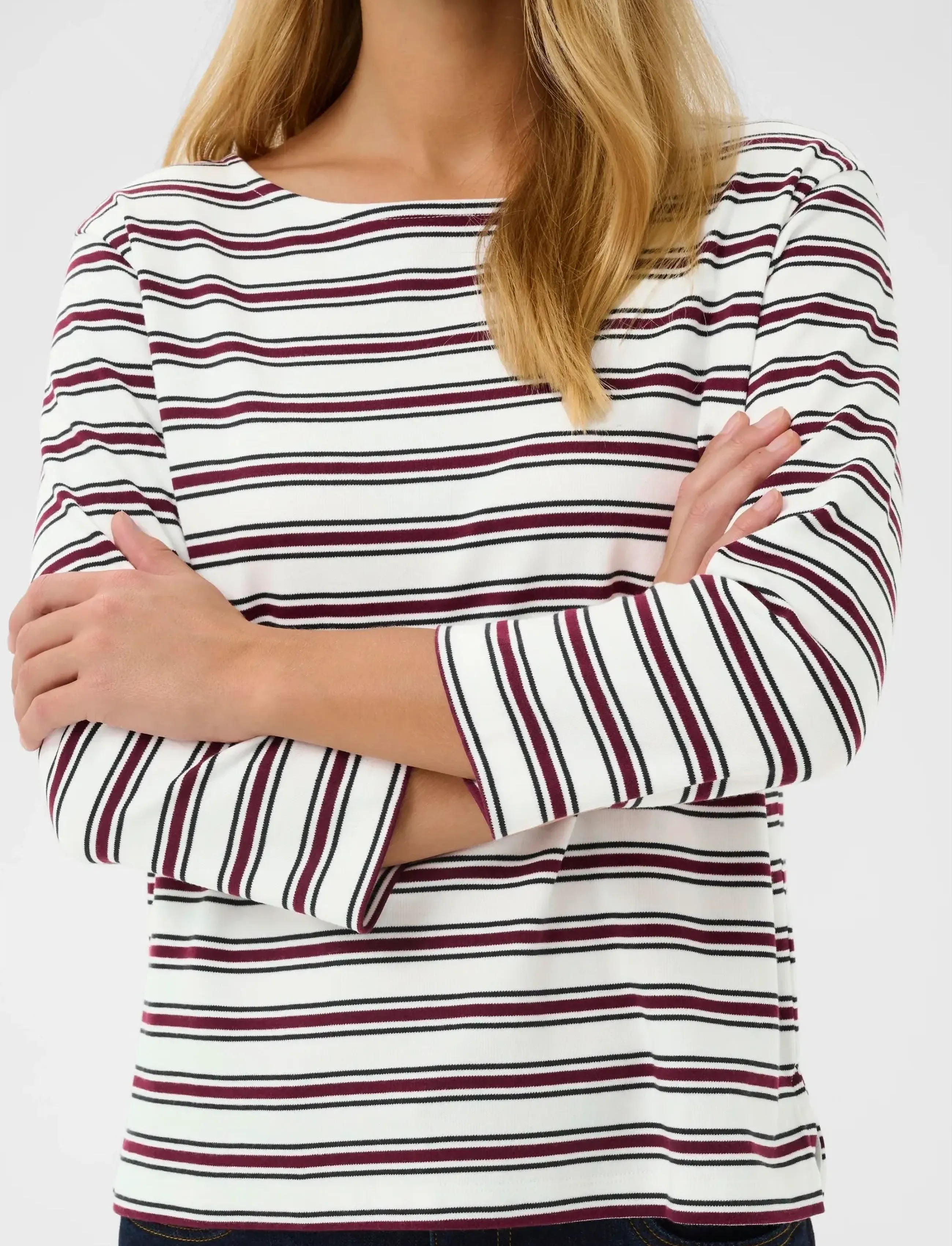 Part Two - NelaPW Tshirt - long-sleeved tops - multi stripe - 5
