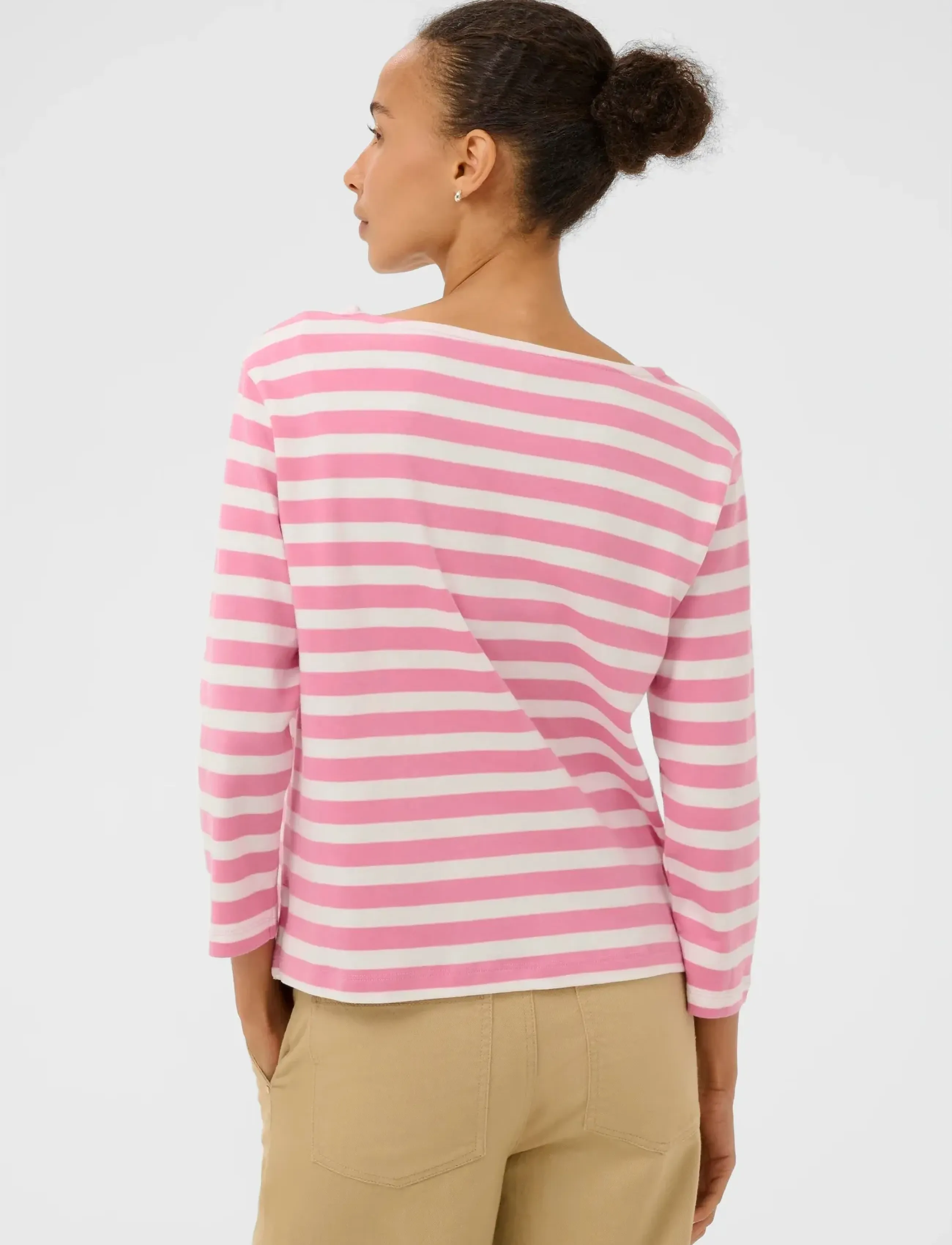 Part Two - NelaPW Tshirt - langærmede toppe - orchid smoke stripe - 4