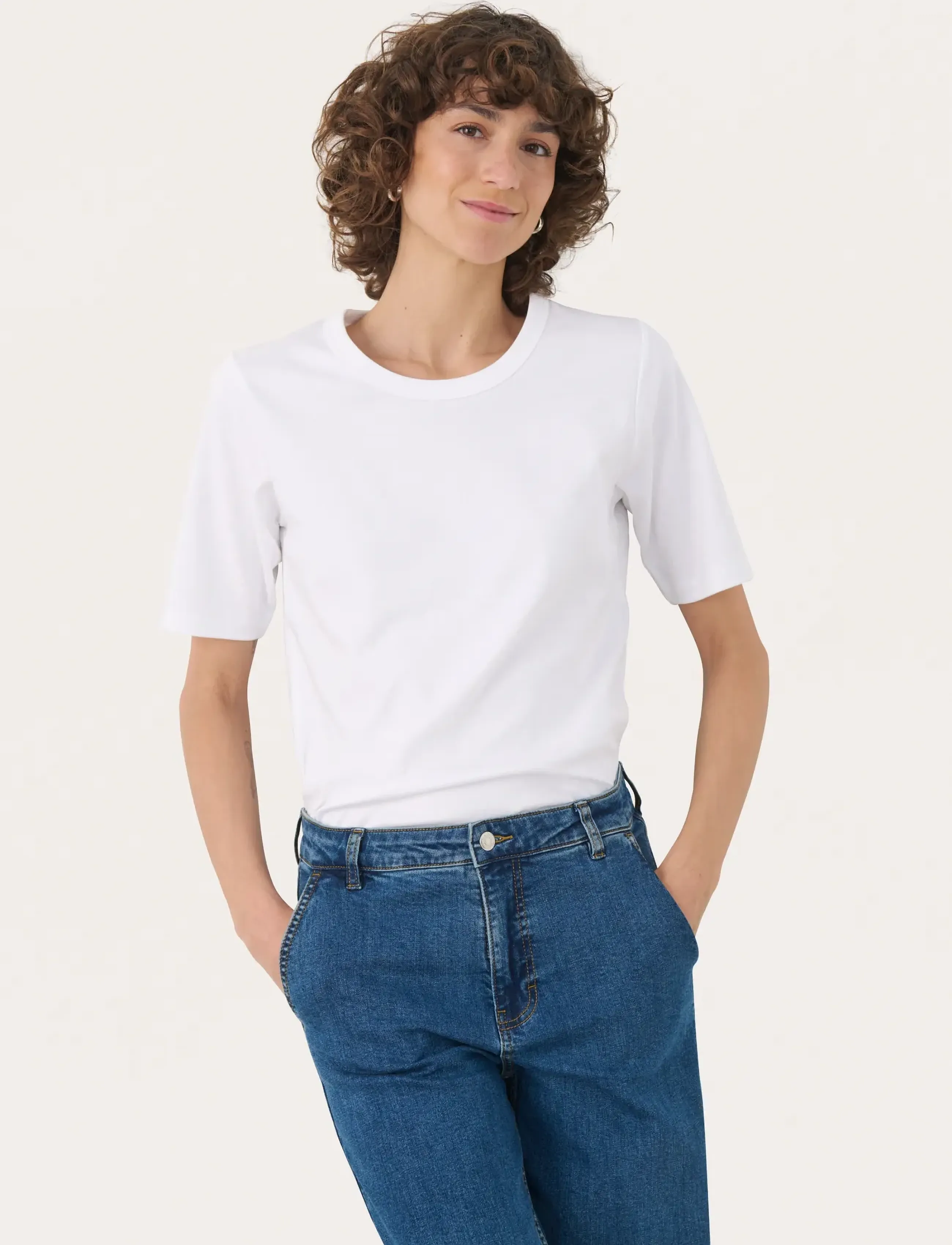 Part Two RatanaPW TShirt - T-Shirts & Tops - BRIGHT WHITE / white