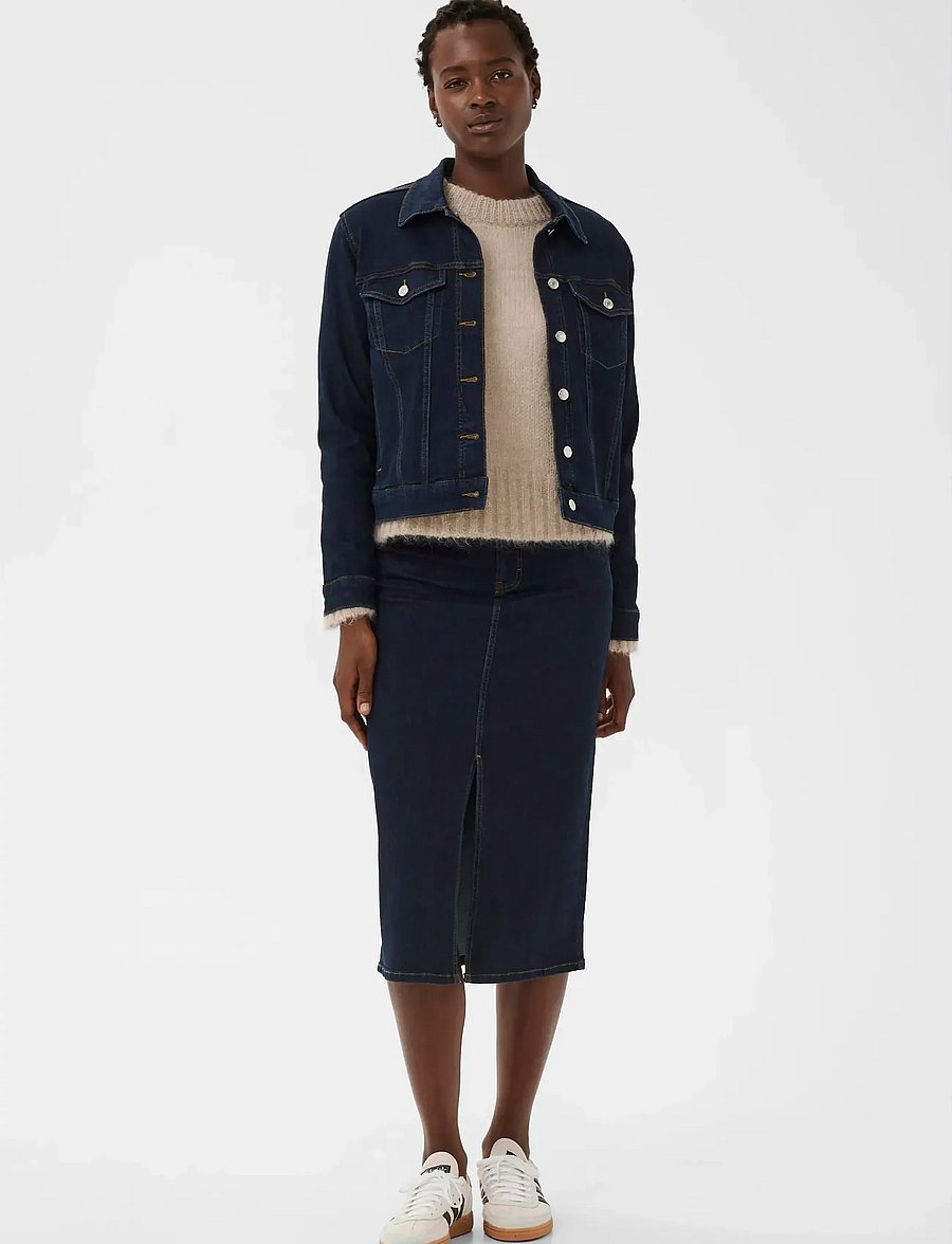 Part Two - NicholiaPW JA - denimjakker - rinse blue denim - 3