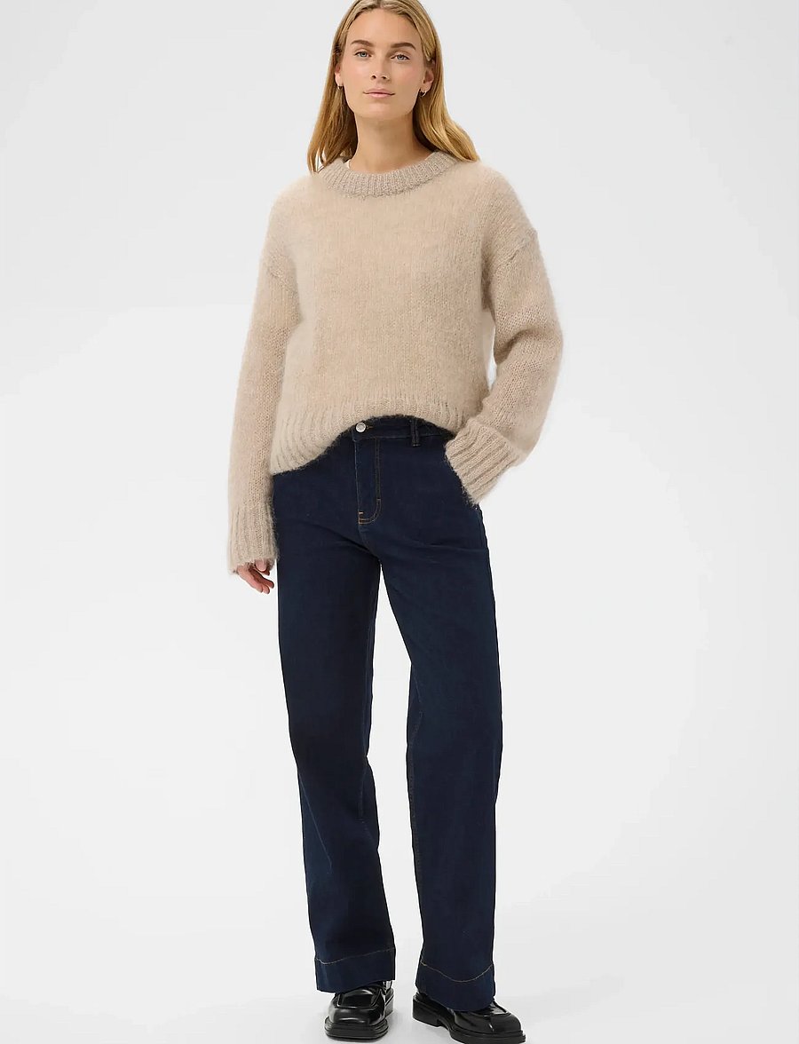 Part Two - BarbaPW JE - džinsa bikses ar taisnām starām - rinse blue denim - 3