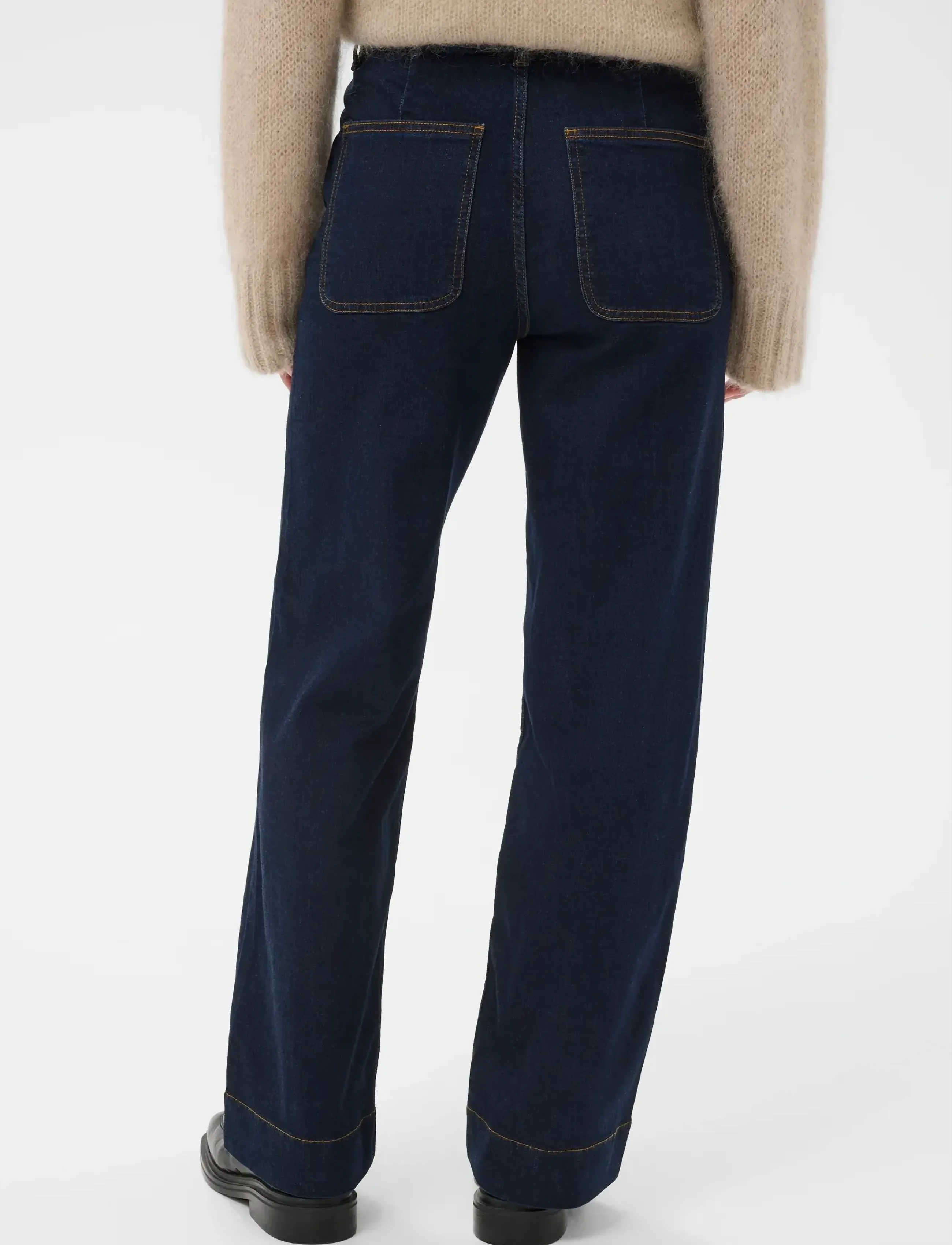 Part Two - BarbaPW JE - džinsa bikses ar taisnām starām - rinse blue denim - 4