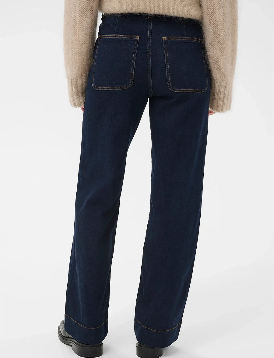 Part Two - BarbaPW JE - džinsa bikses ar taisnām starām - rinse blue denim - 4