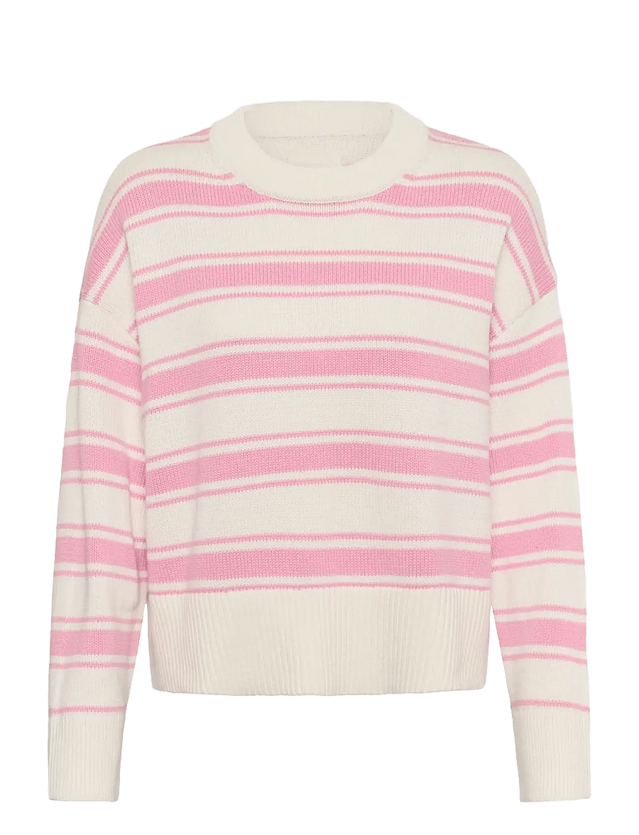 Part Two - SerafinePW PU - striktrøjer - orchid smoke trio stripe - 1
