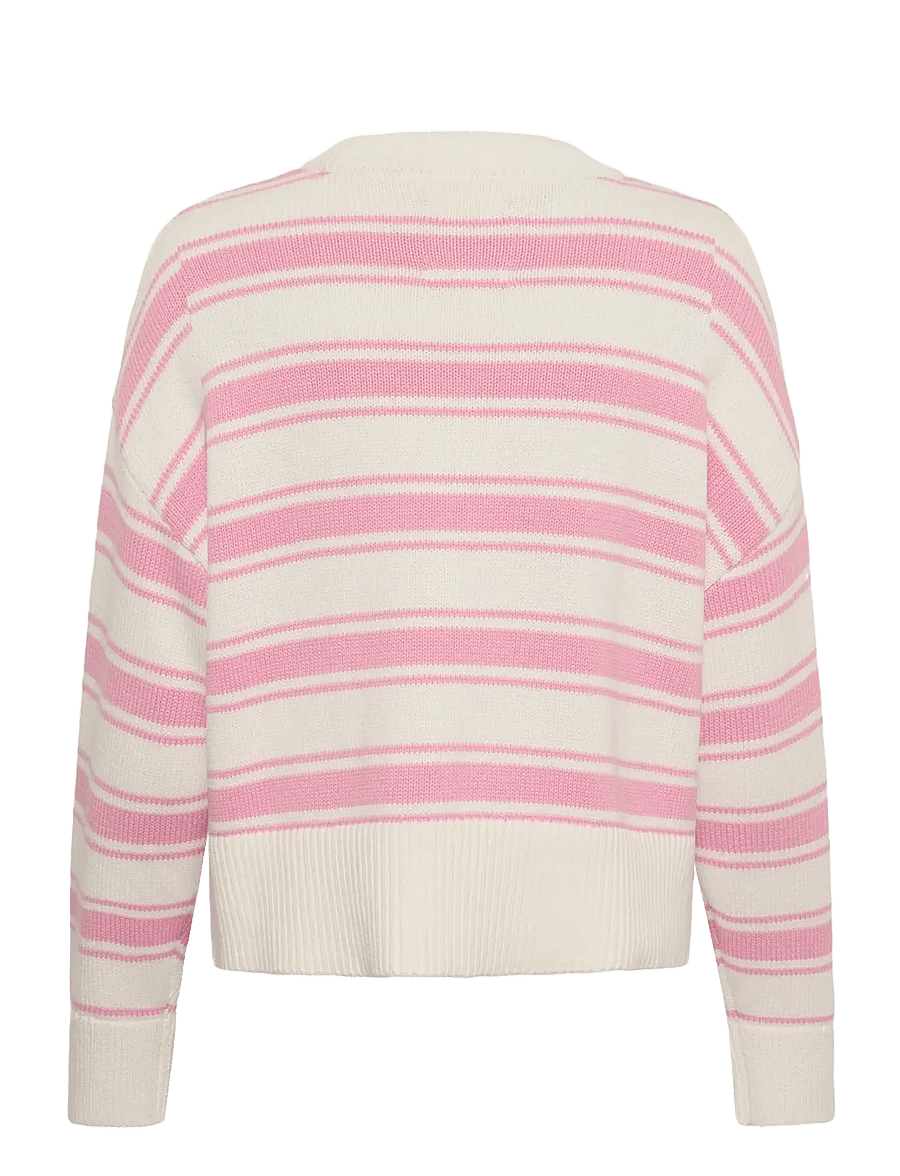 Part Two - SerafinePW PU - striktrøjer - orchid smoke trio stripe - 2