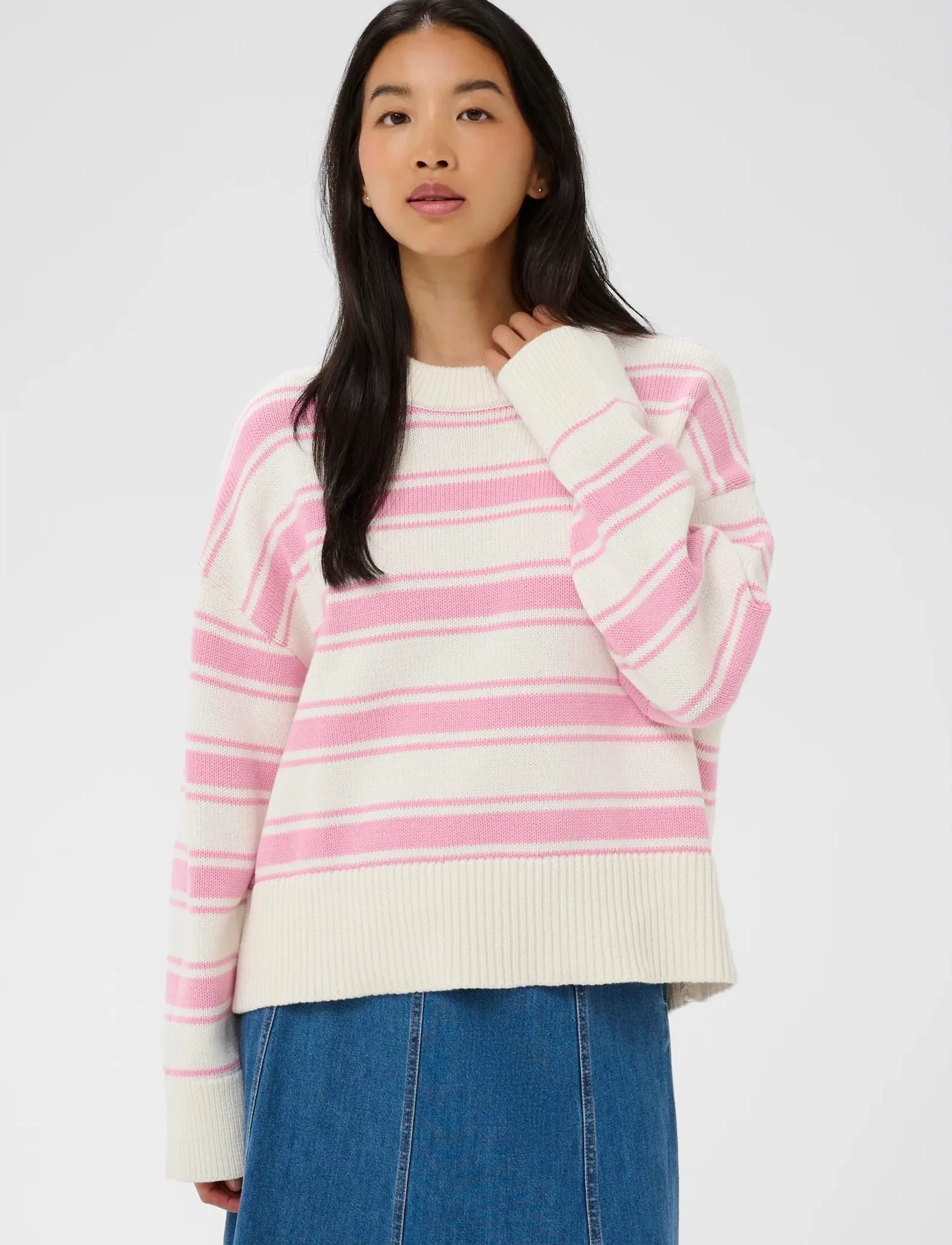 Part Two SerafinePW PU - Riided - ORCHID SMOKE TRIO STRIPE / pink/rose