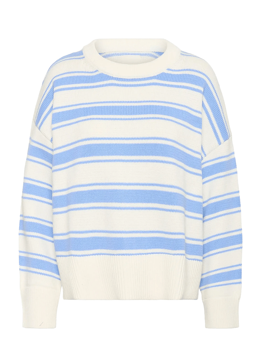 Part Two - SerafinePW PU - striktrøjer - hydrangea trio stripe - 1