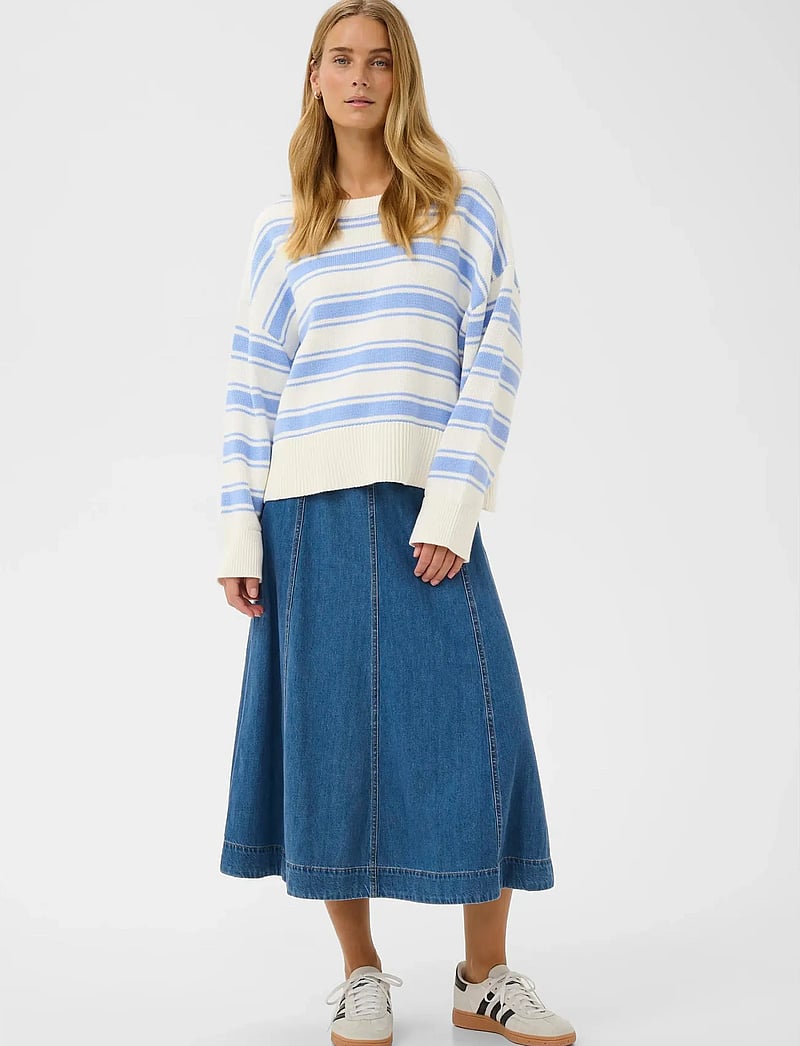 Part Two - SerafinePW PU - jumpers - hydrangea trio stripe - 3