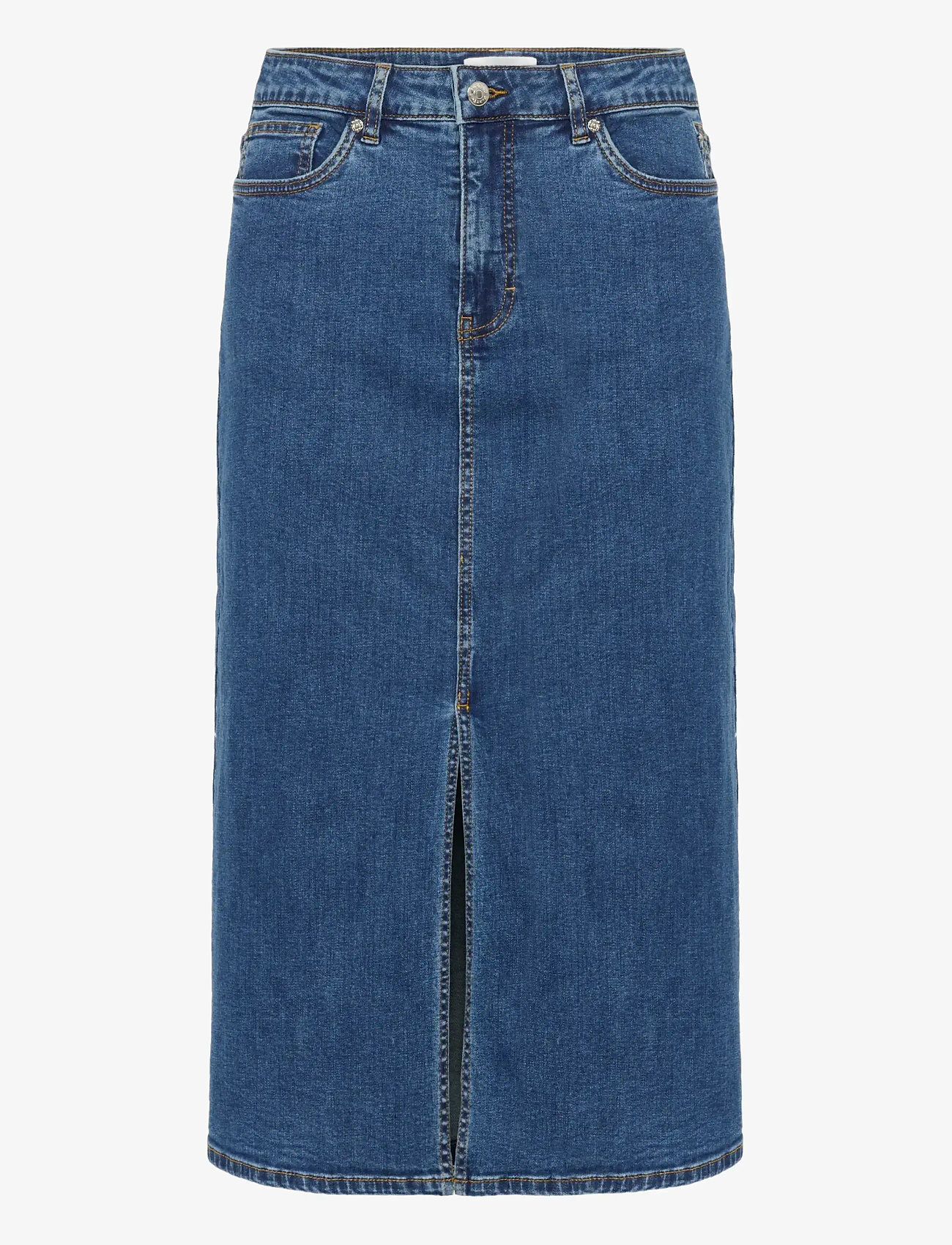 Part Two - DillinPW SK - denimnederdele - medium dark blue denim - 1