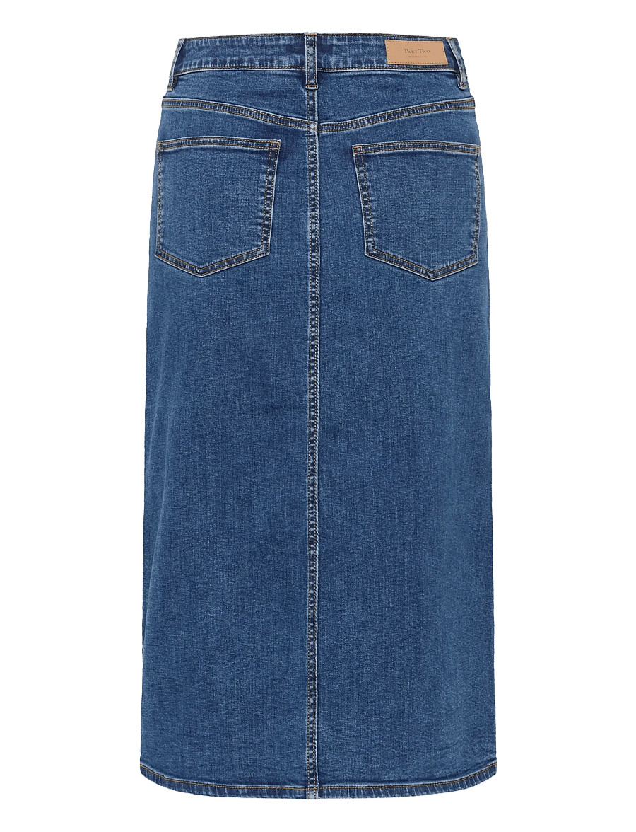 Part Two - DillinPW SK - jeansröcke - medium dark blue denim - 2